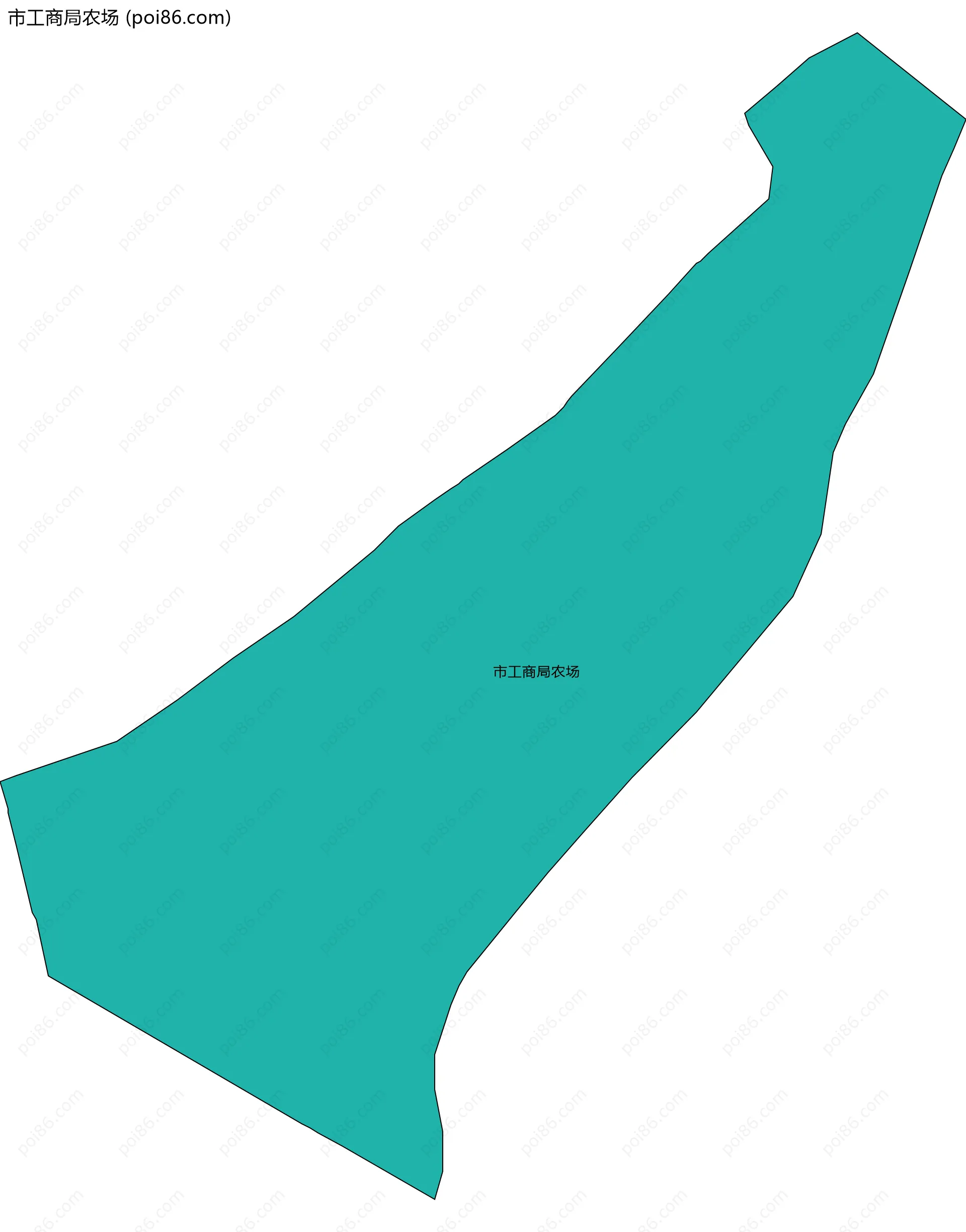 市工商局农场边界地图