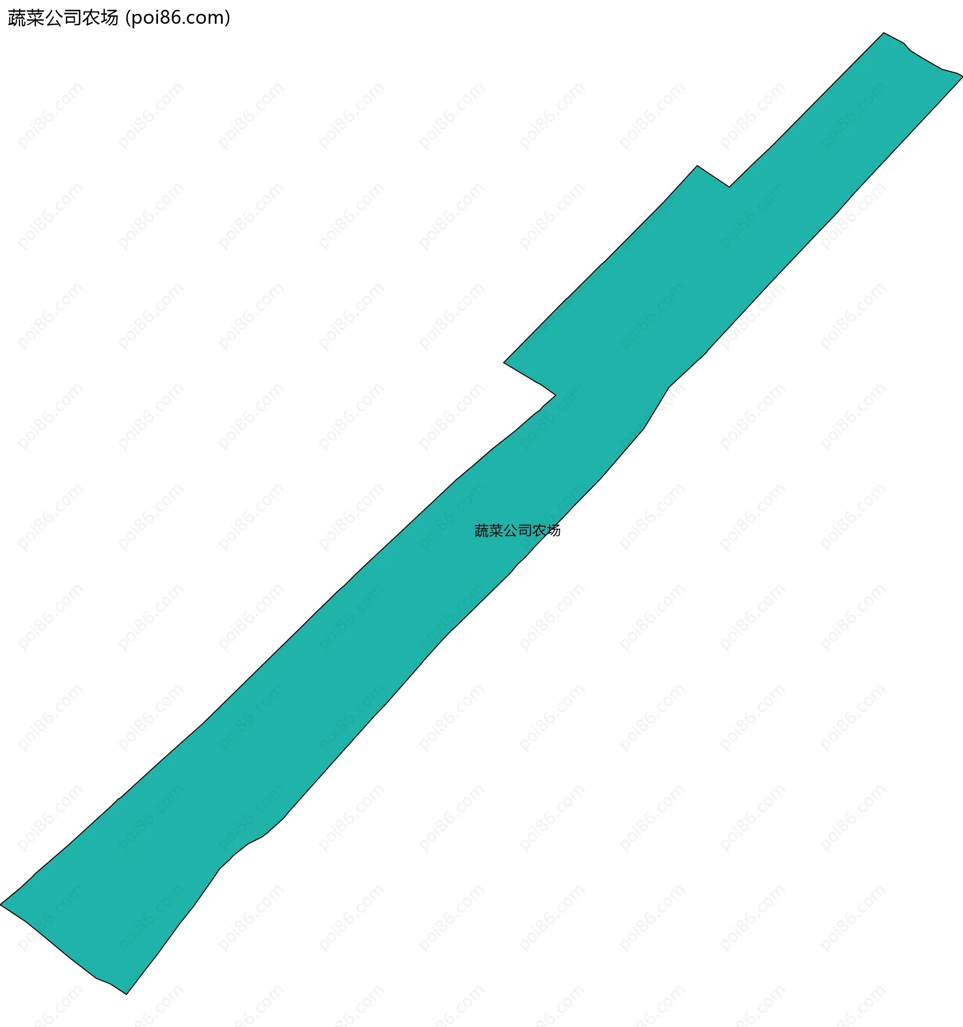 蔬菜公司农场边界地图