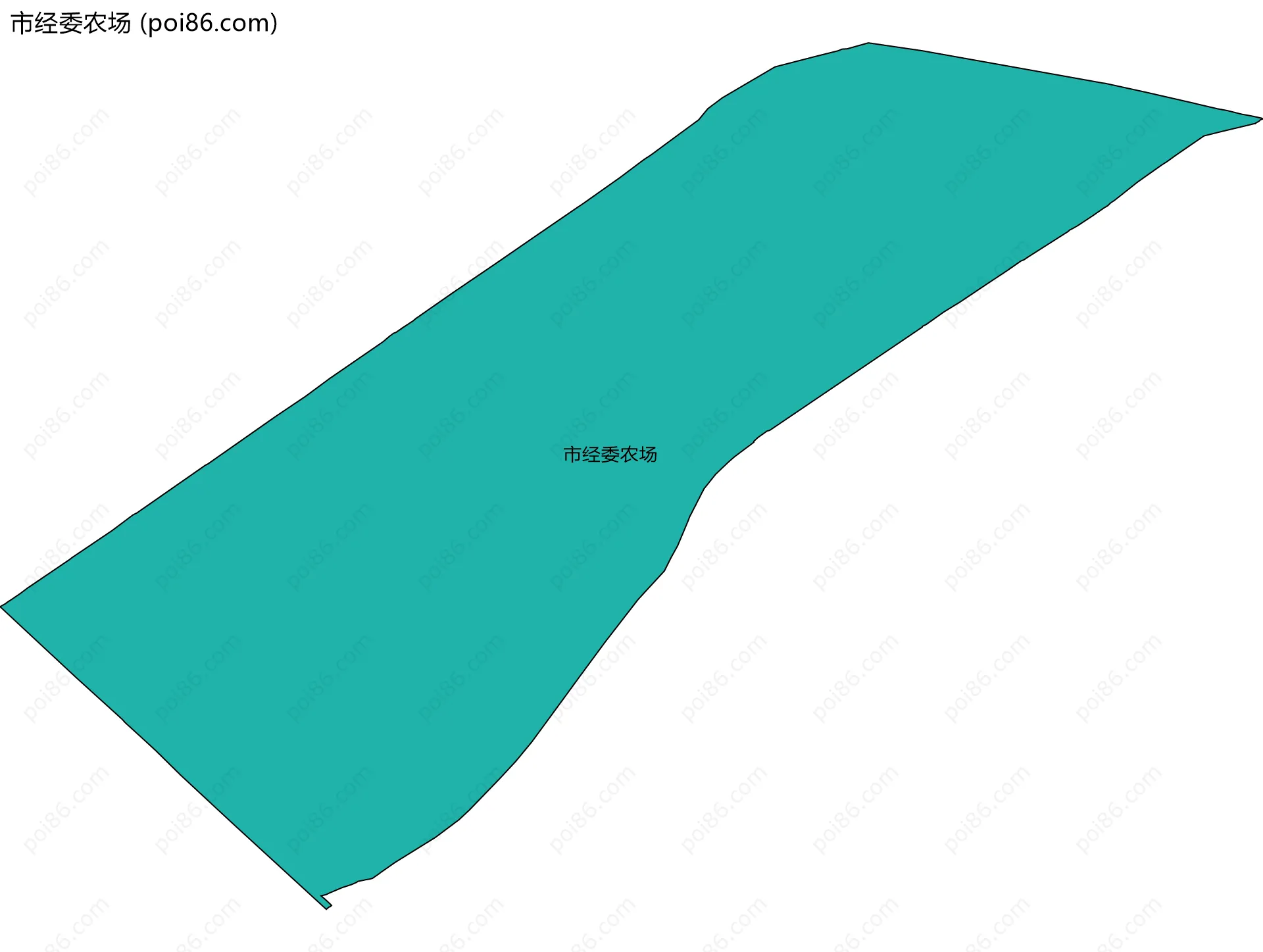 市经委农场边界地图