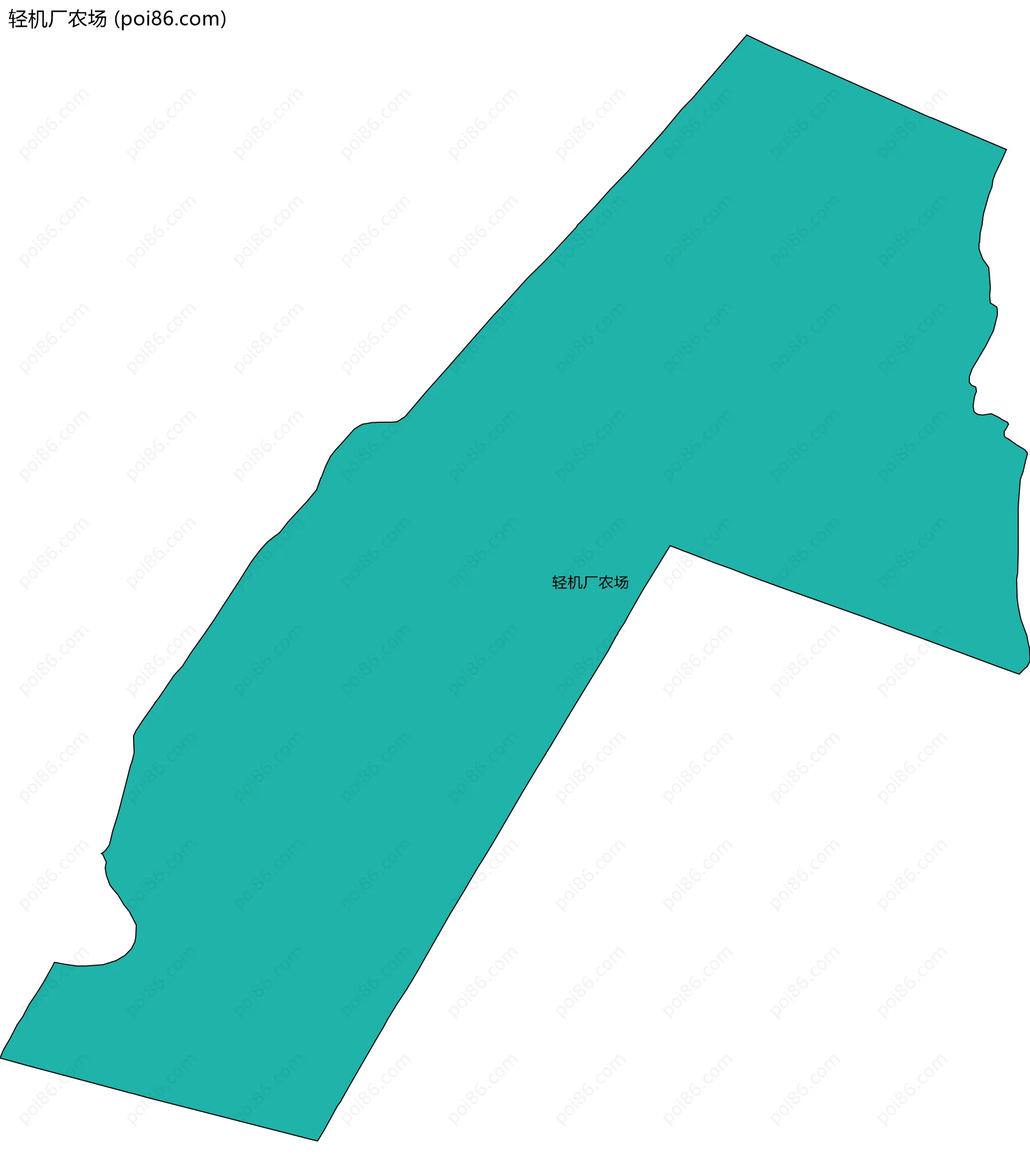 轻机厂农场边界地图