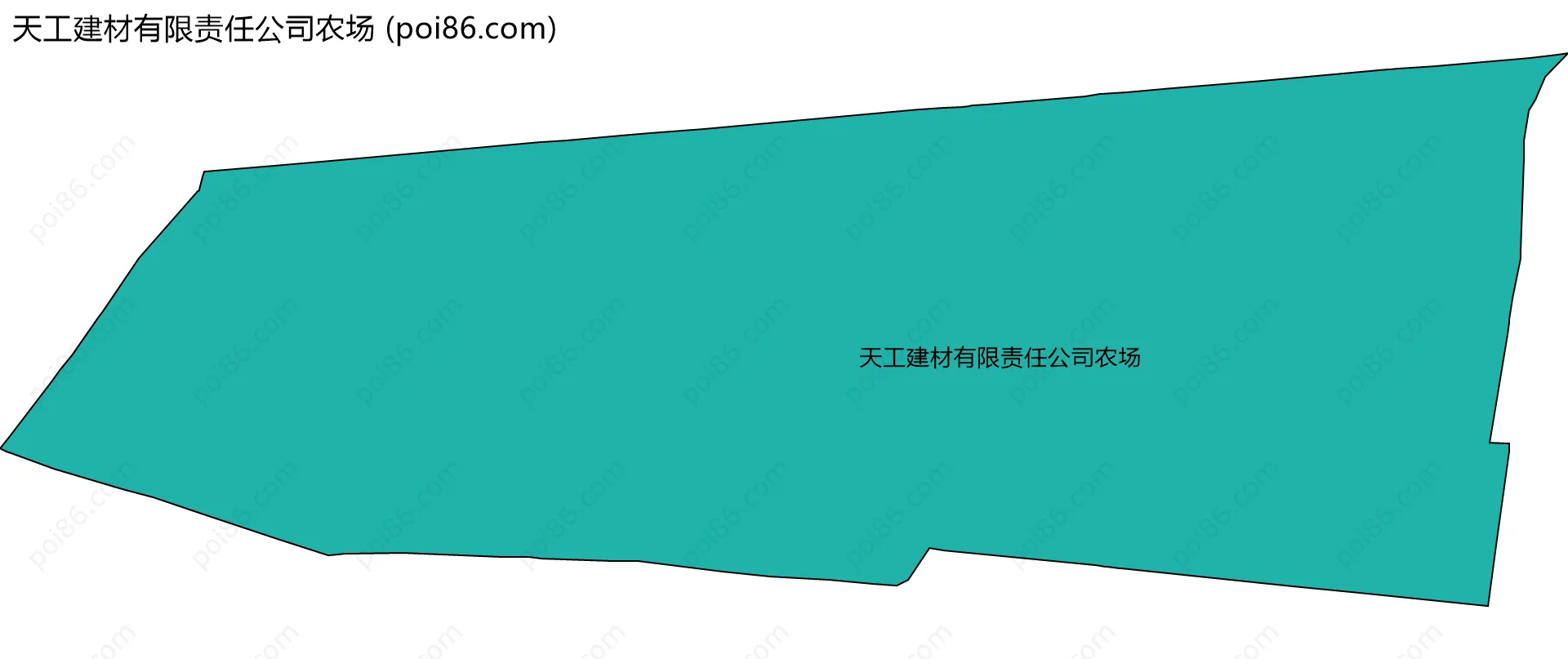 天工建材有限责任公司农场边界地图