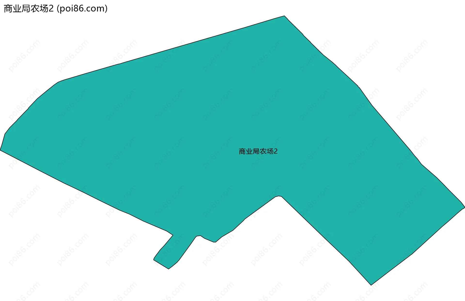 商业局农场2边界地图