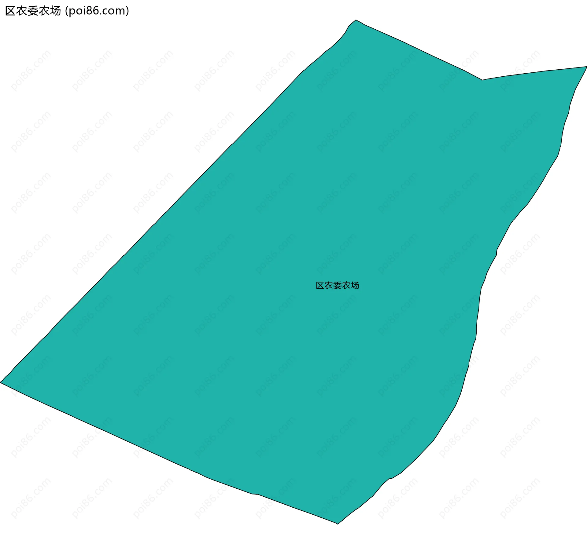 区农委农场边界地图