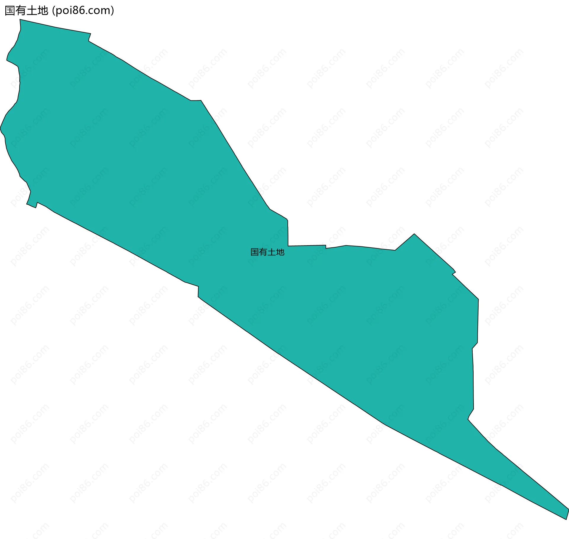国有土地边界地图