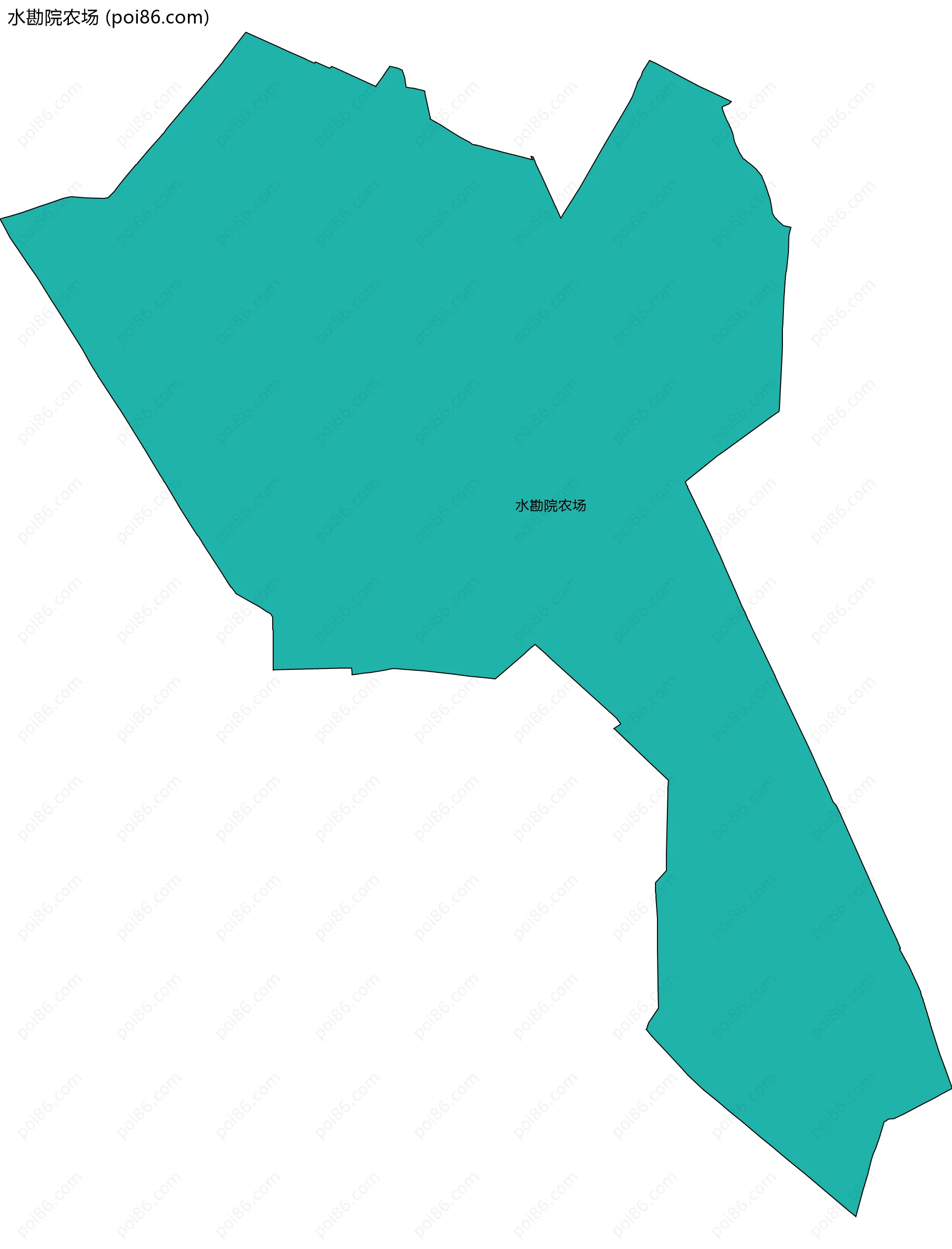 水勘院农场边界地图