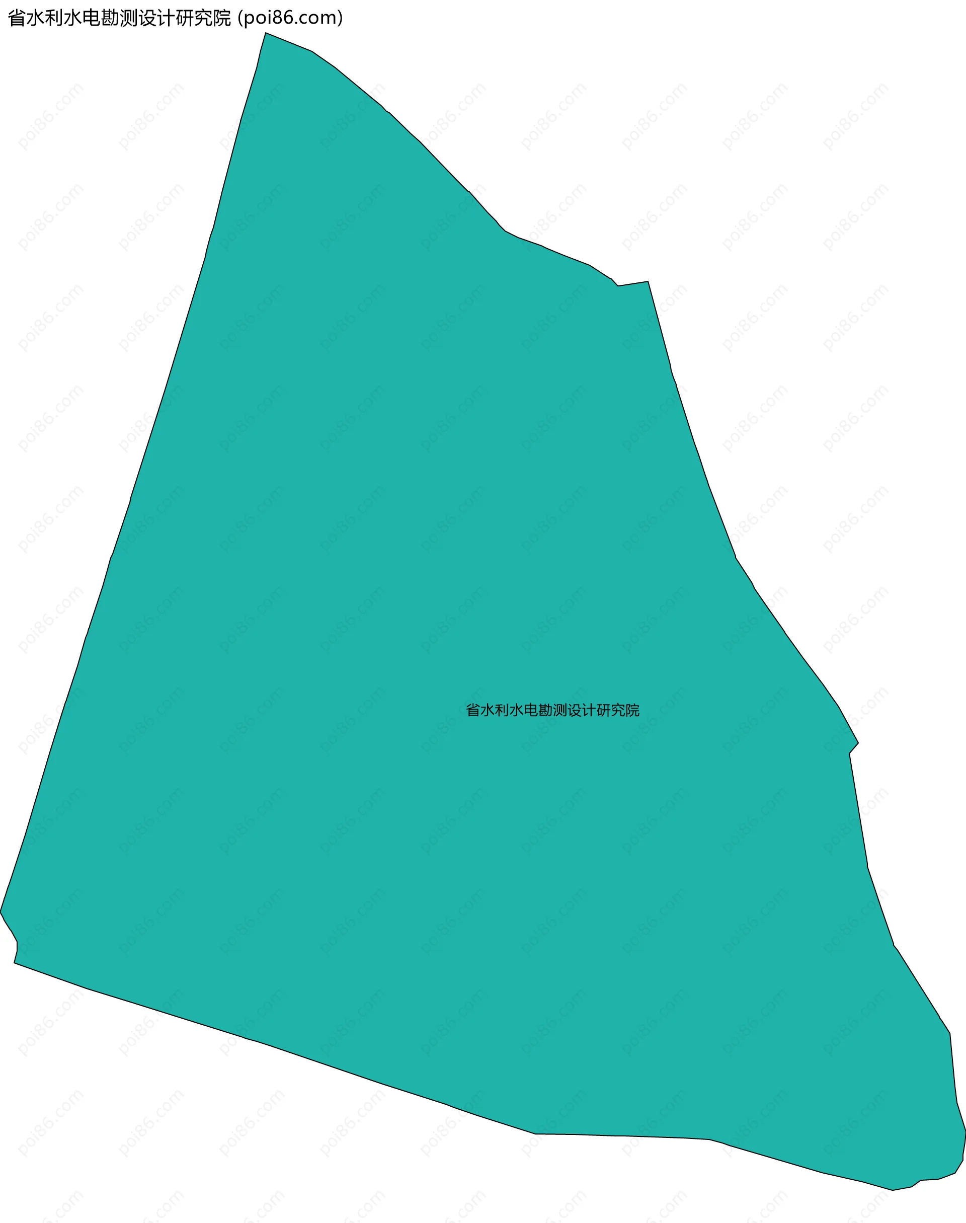 省水利水电勘测设计研究院边界地图