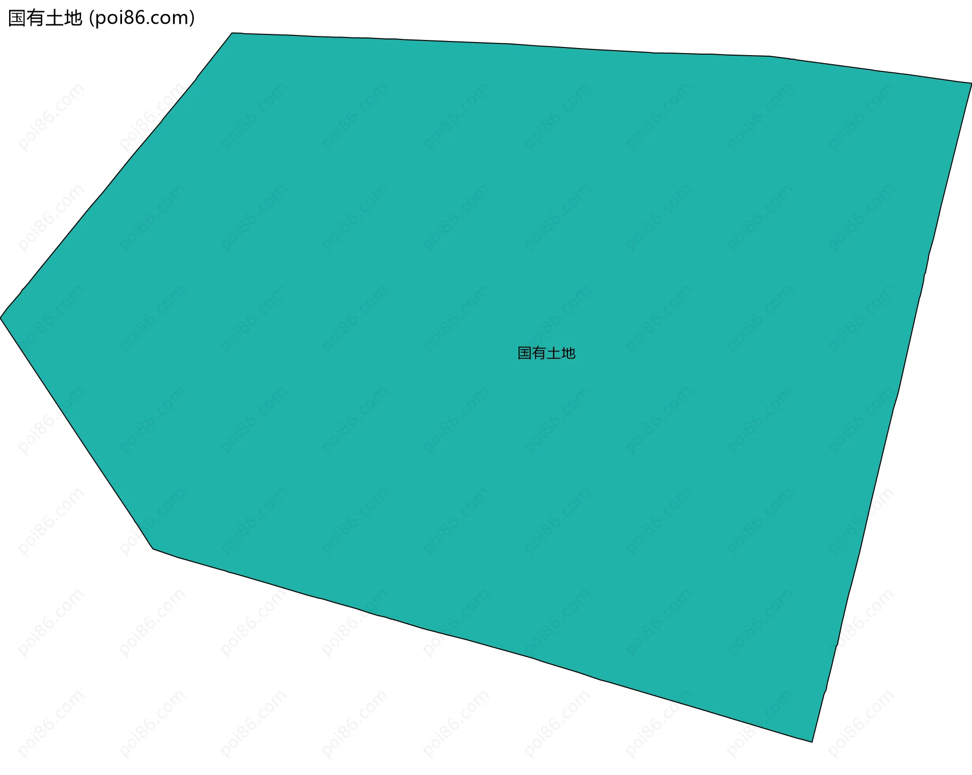 国有土地边界地图