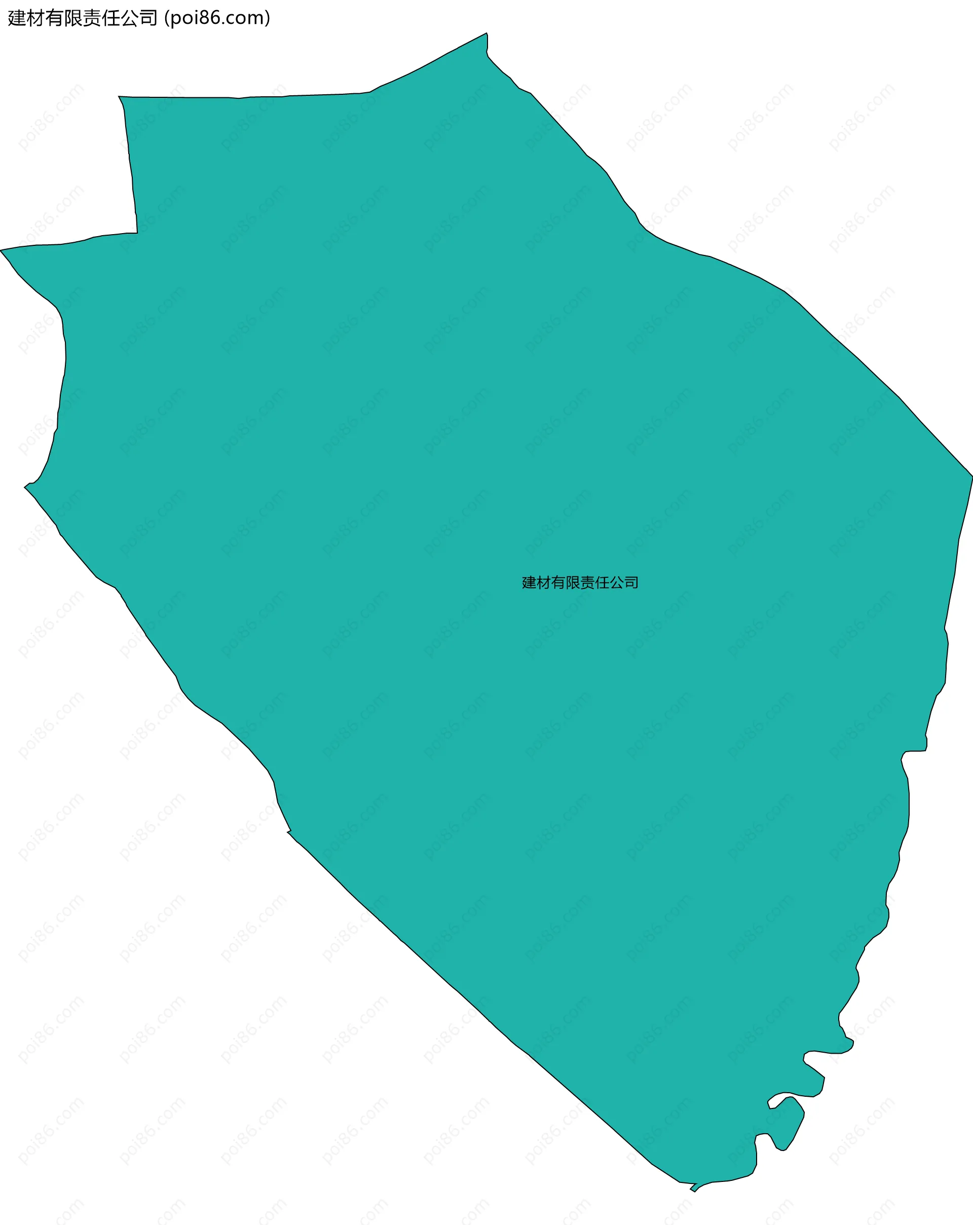 建材有限责任公司边界地图