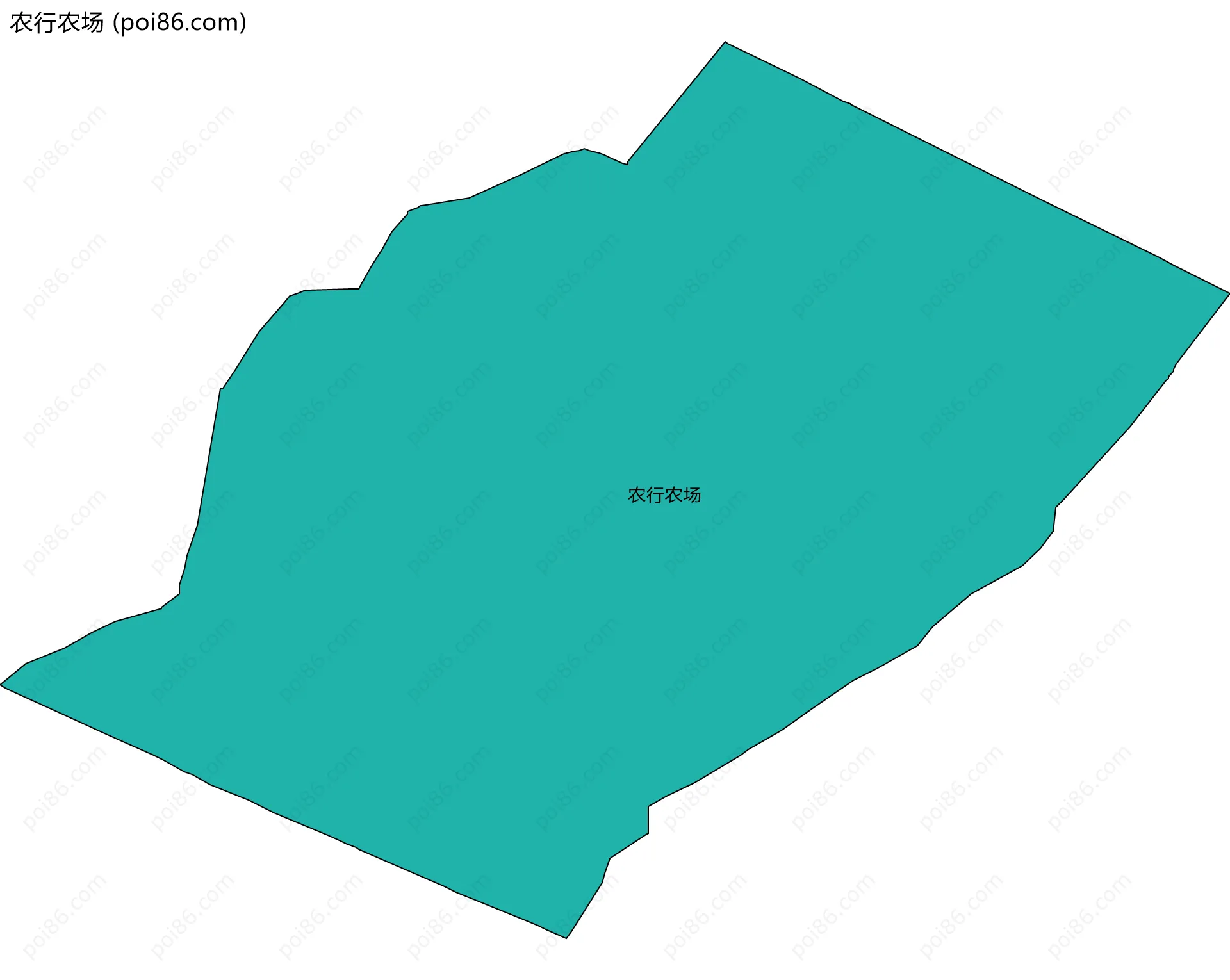 农行农场边界地图