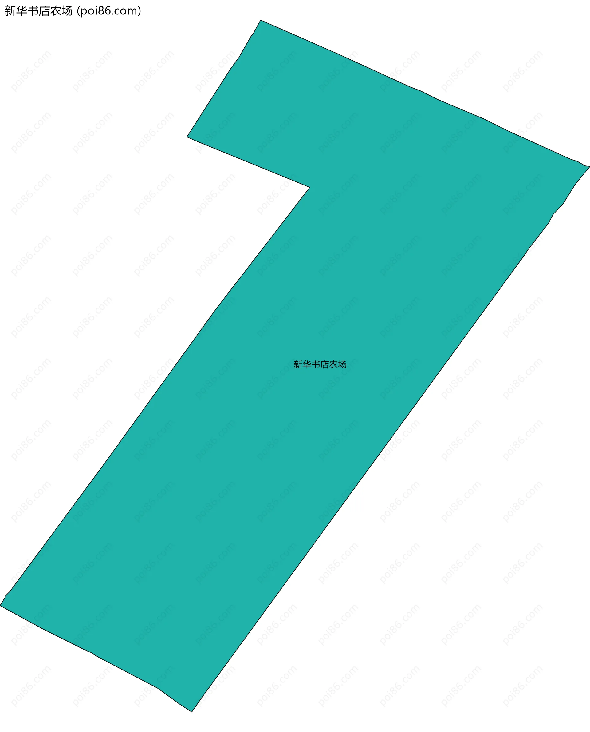 新华书店农场边界地图