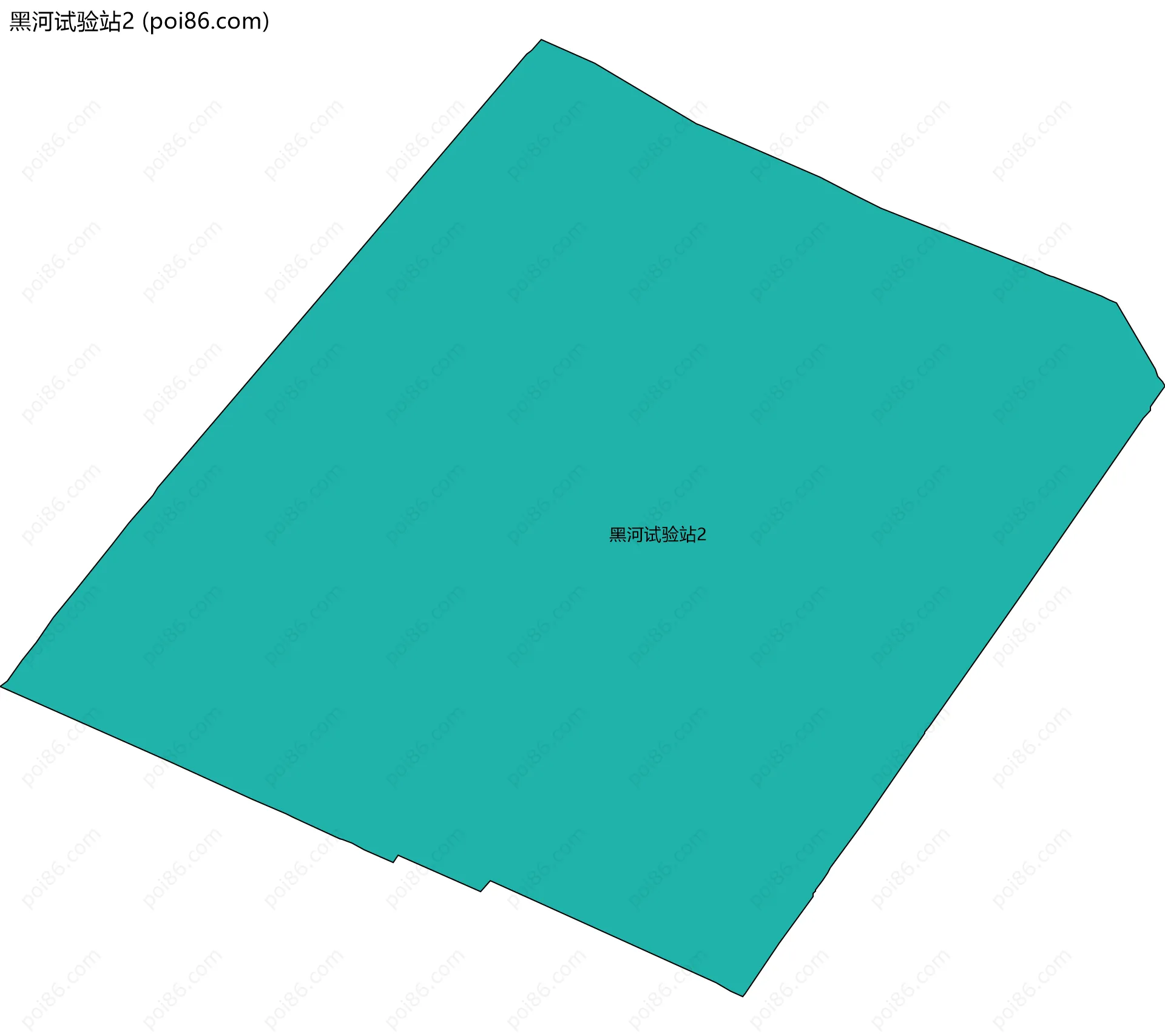 黑河试验站2边界地图