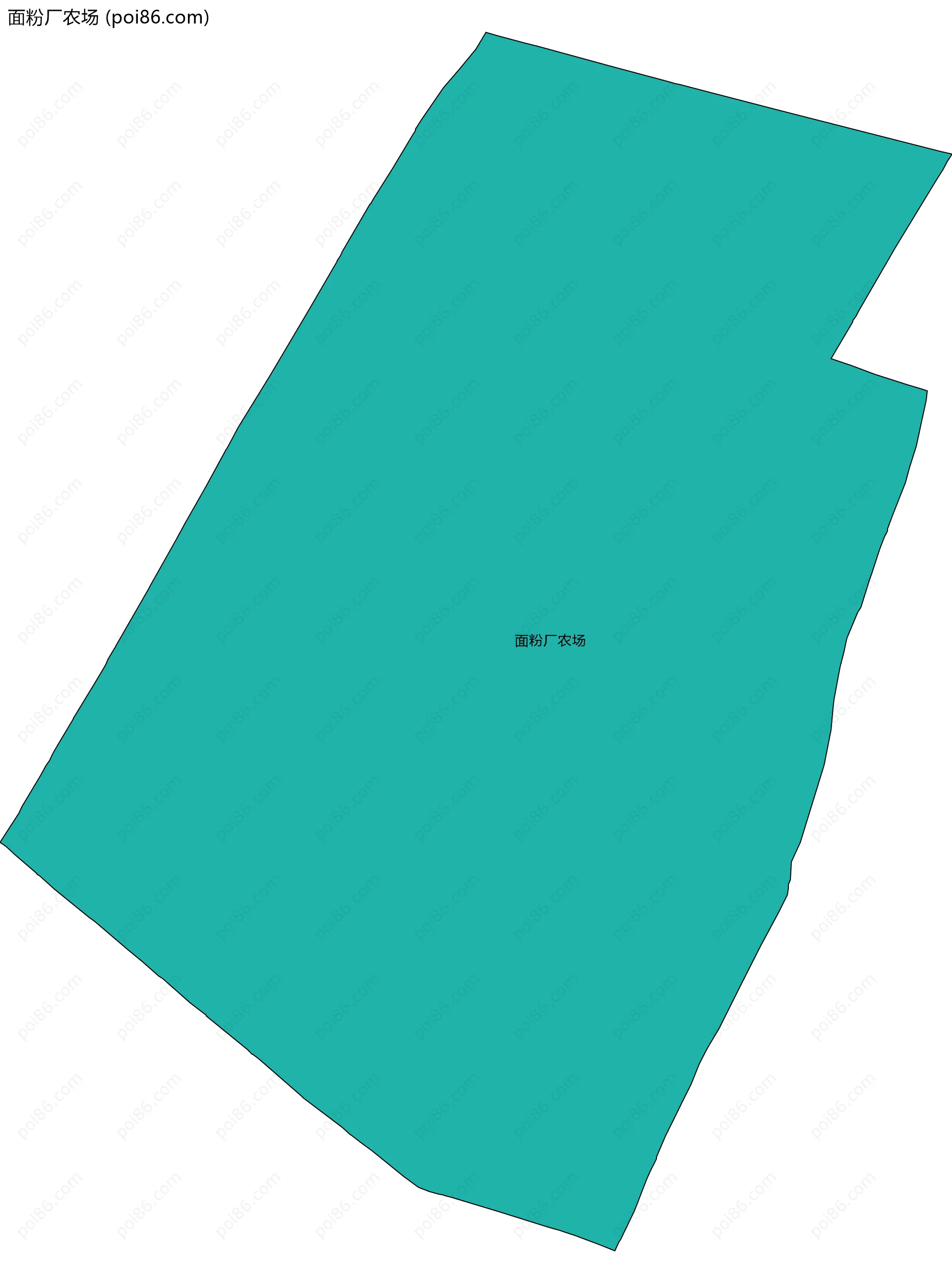 面粉厂农场边界地图