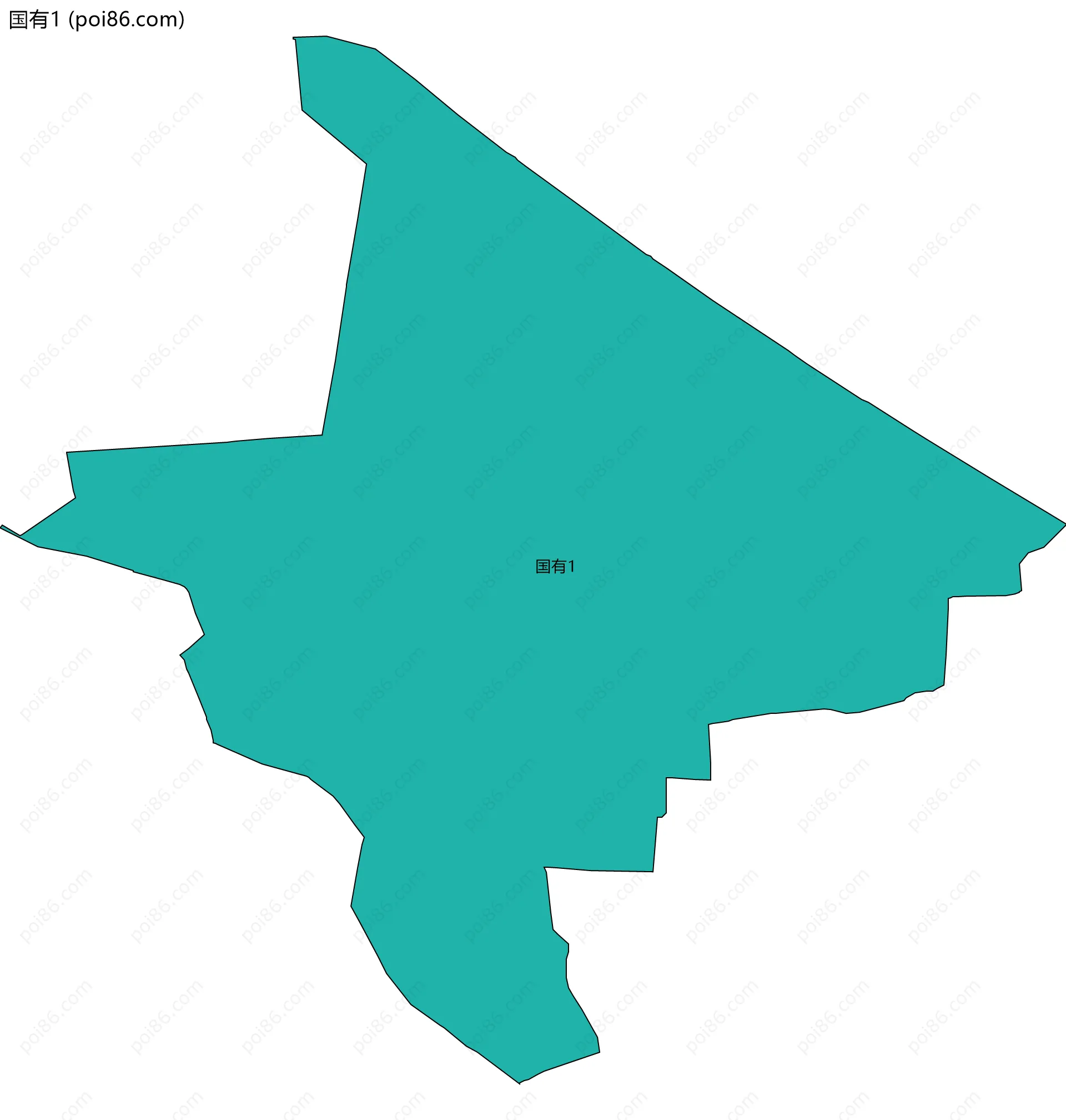 国有1边界地图