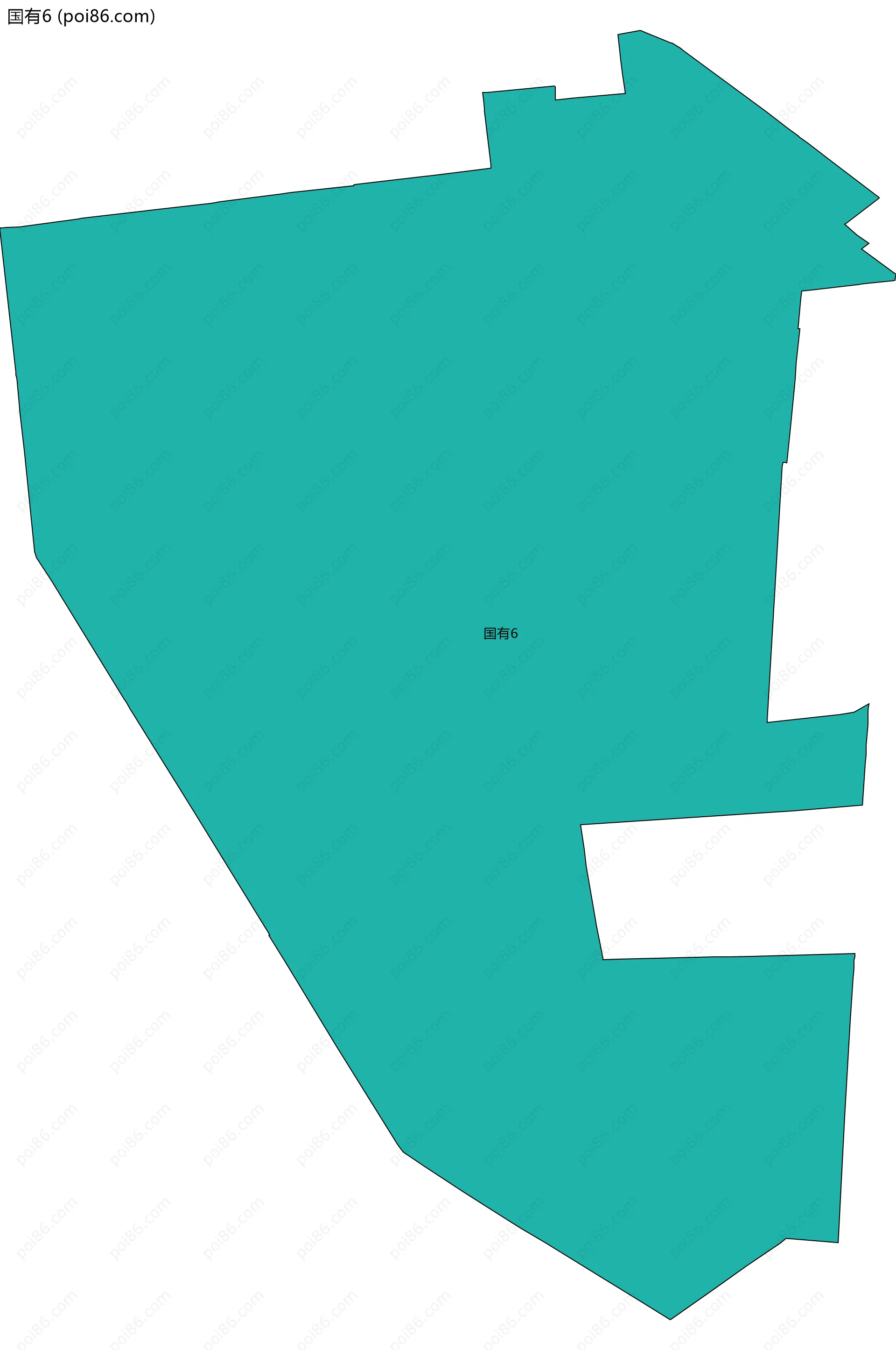 国有6边界地图