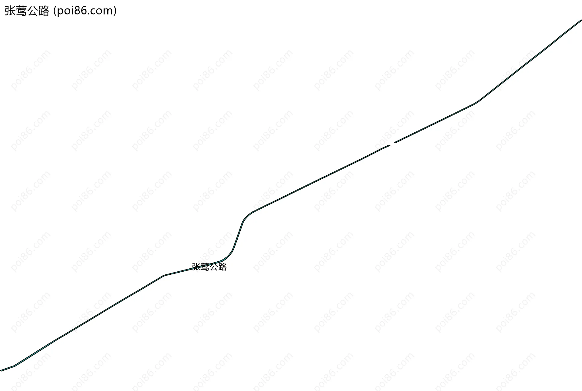 张莺公路边界地图