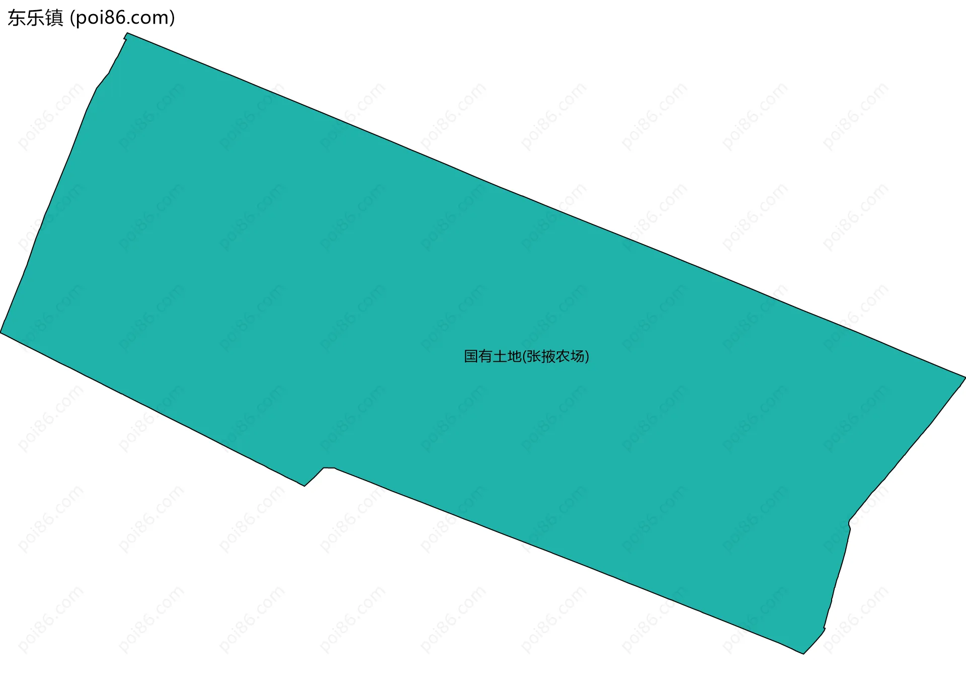东乐镇边界地图(五级行政区划)