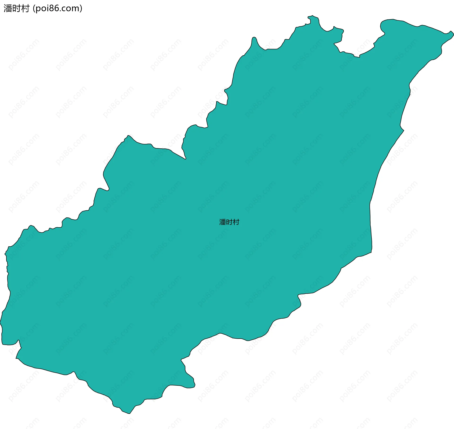潘时村边界地图
