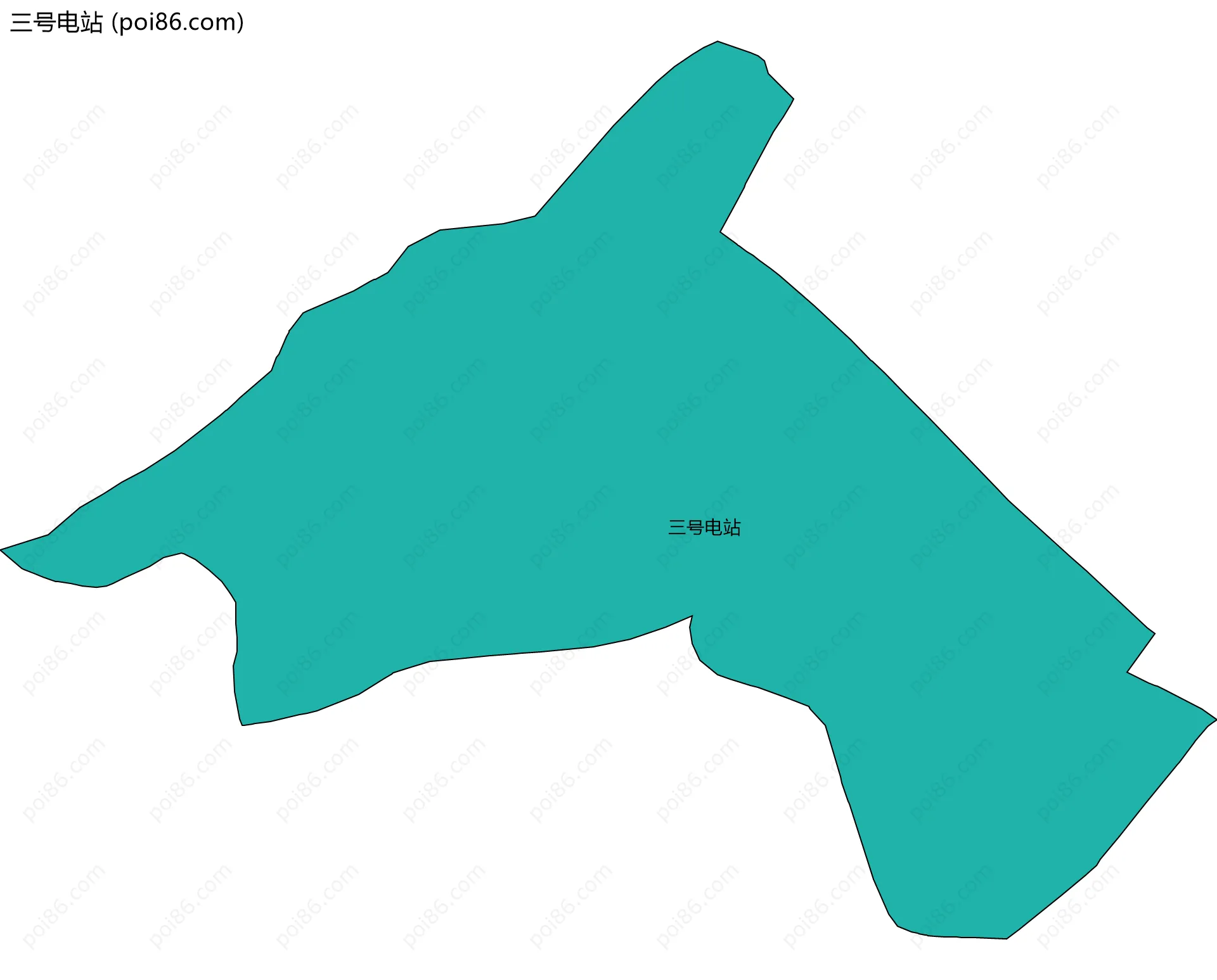 三号电站边界地图