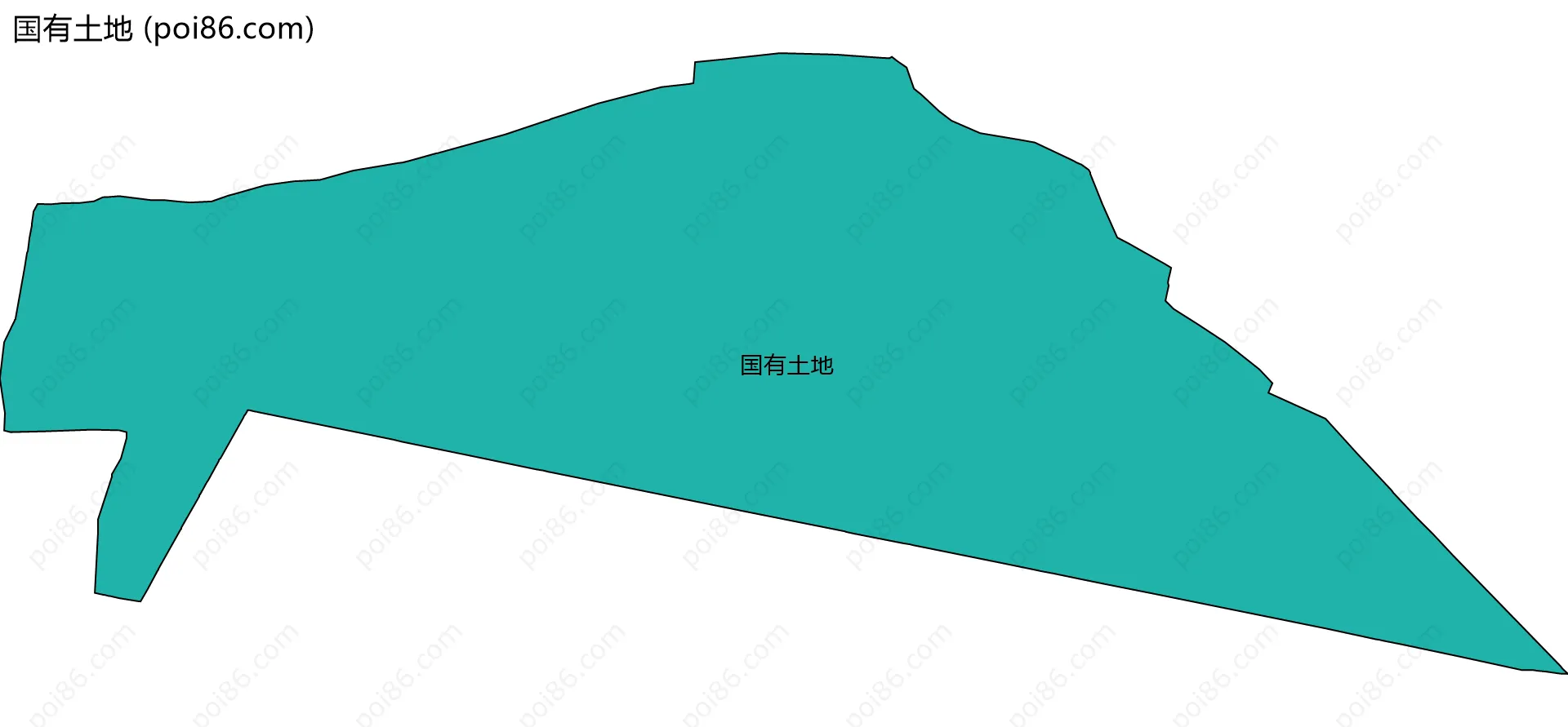 国有土地边界地图