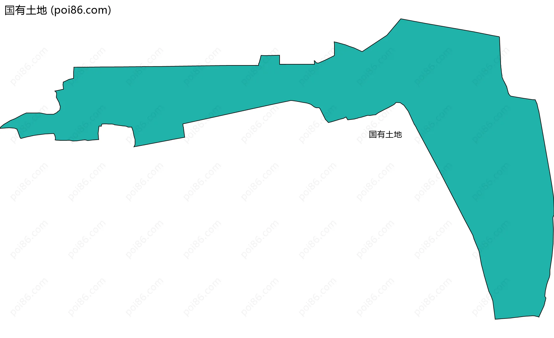 国有土地边界地图