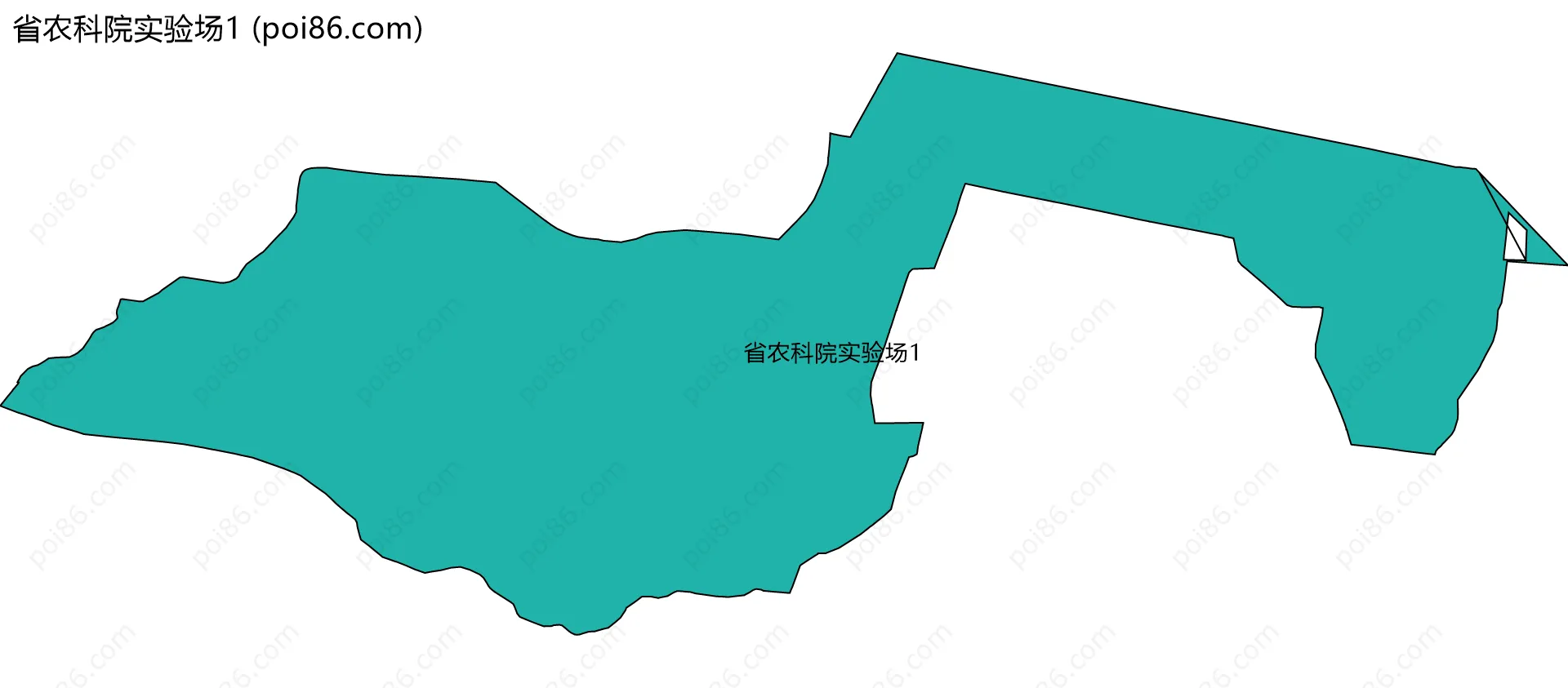 省农科院实验场1边界地图