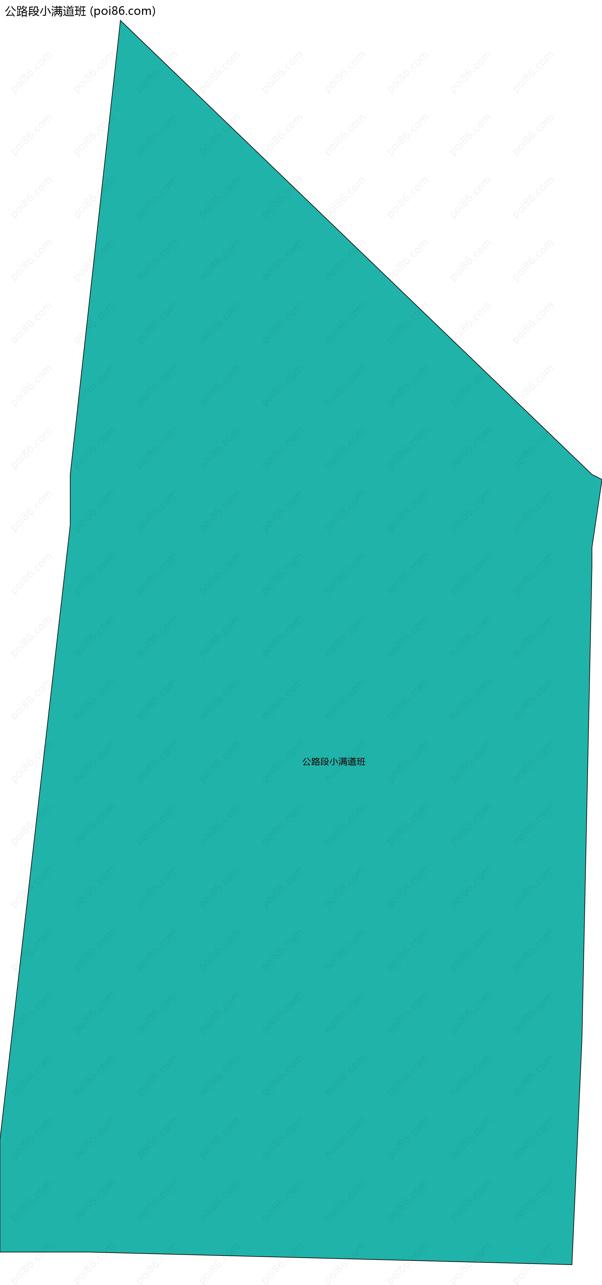 公路段小满道班边界地图