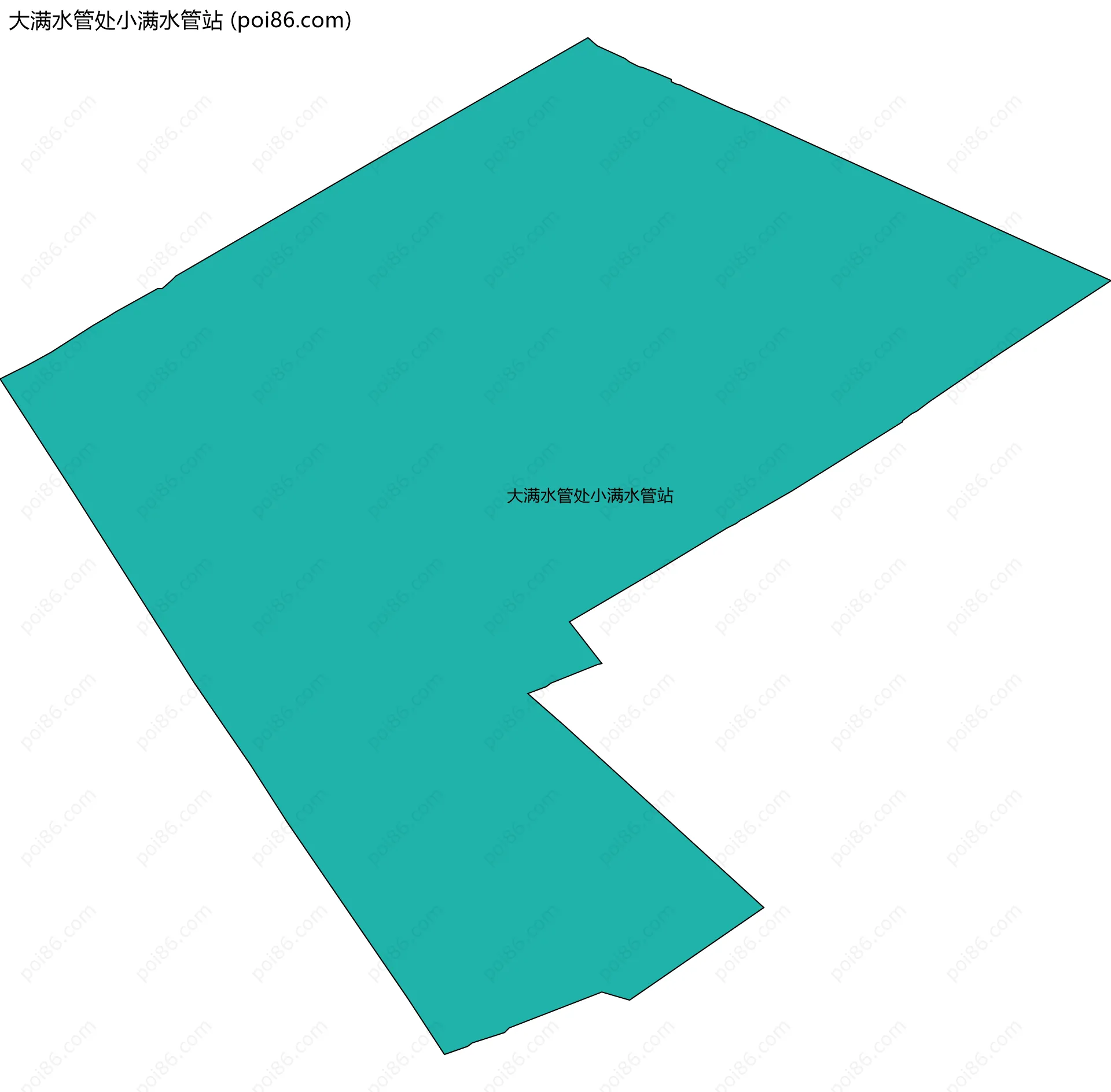 大满水管处小满水管站边界地图