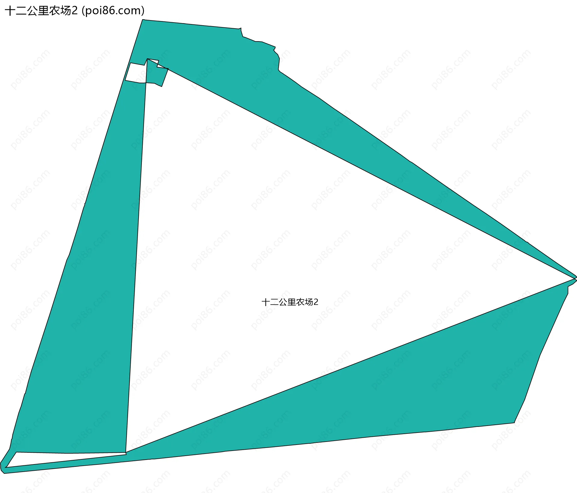 十二公里农场2边界地图