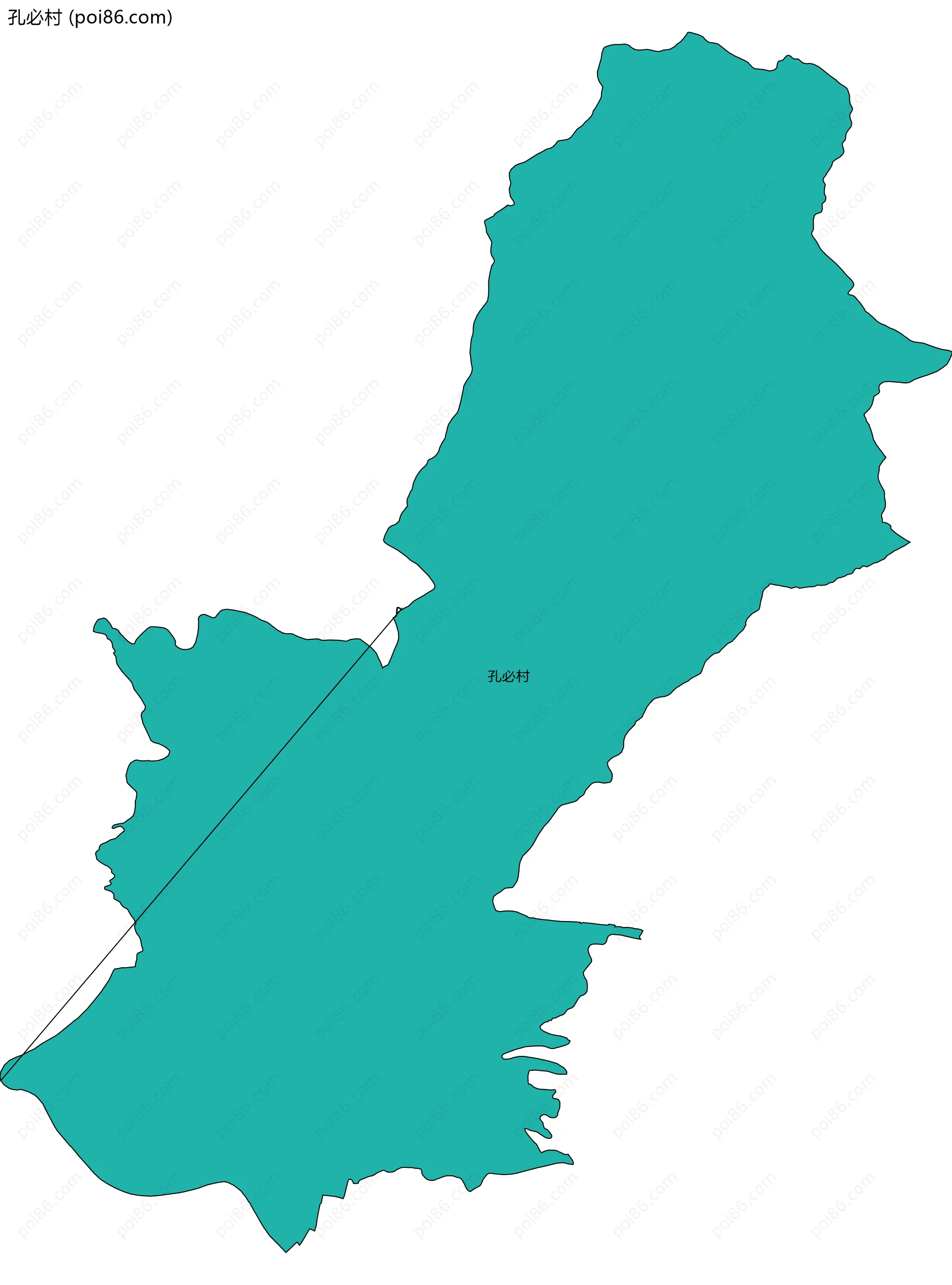 孔必村边界地图