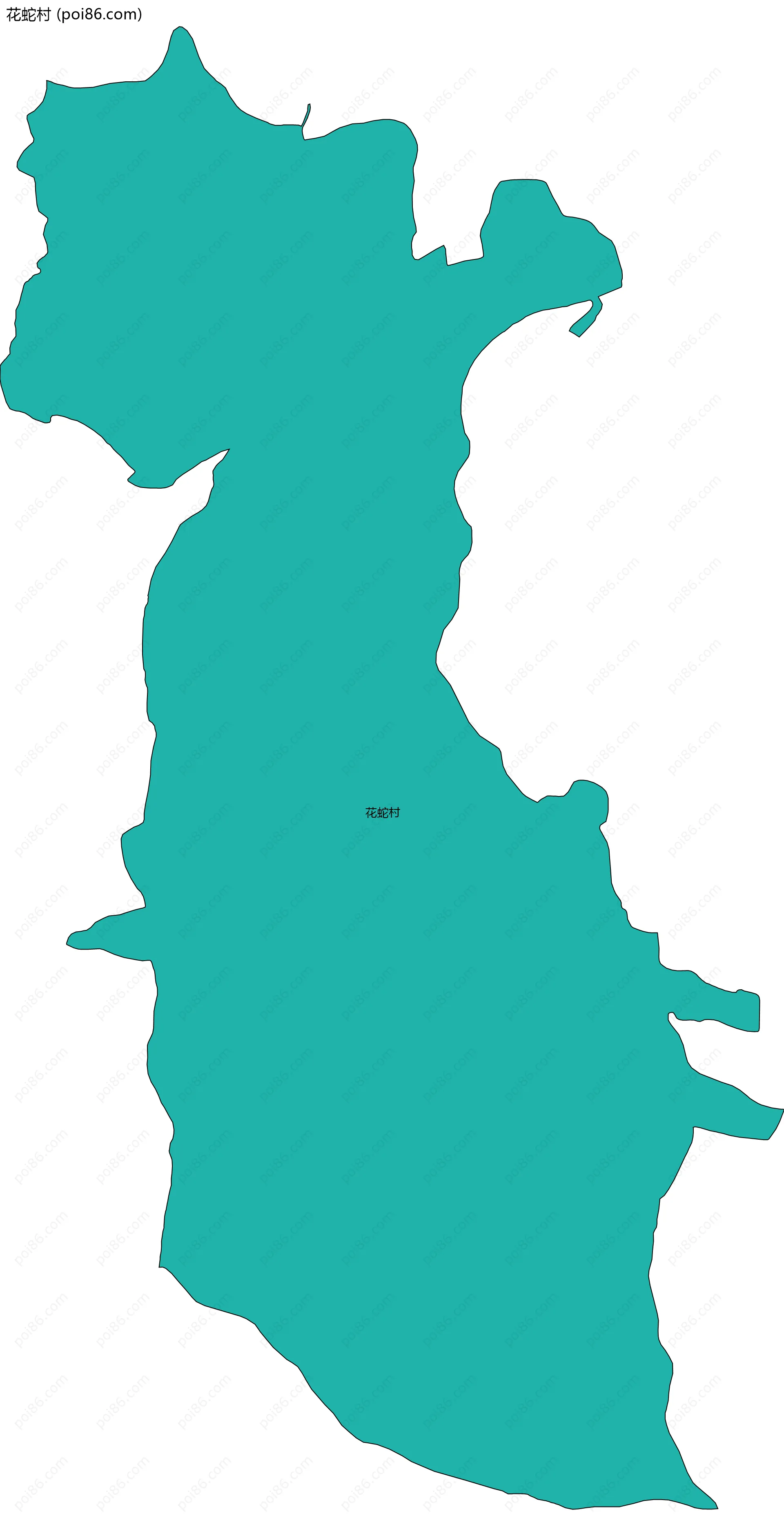 花蛇村边界地图