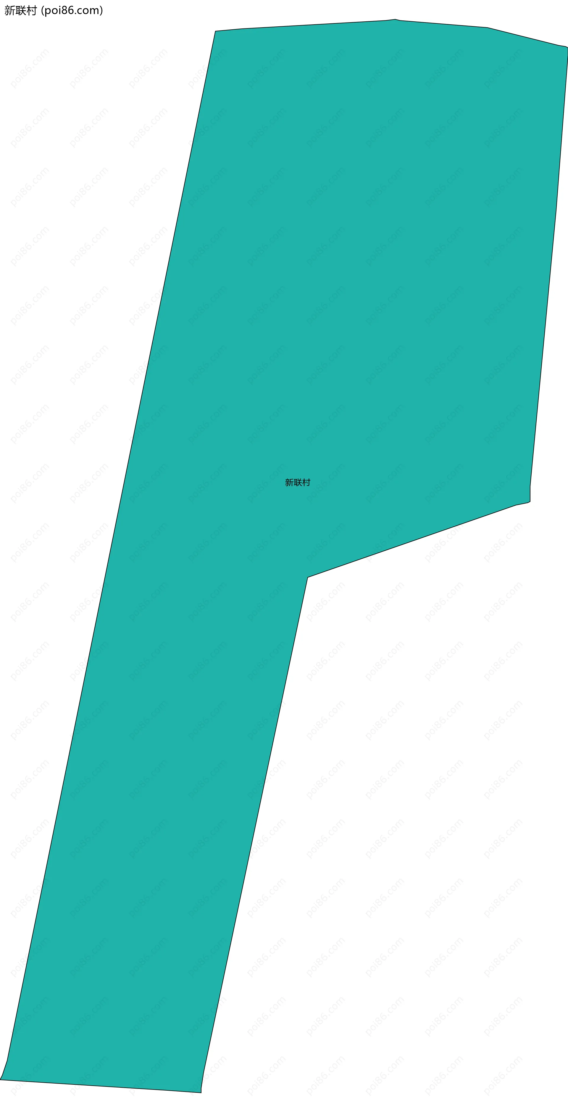 新联村边界地图