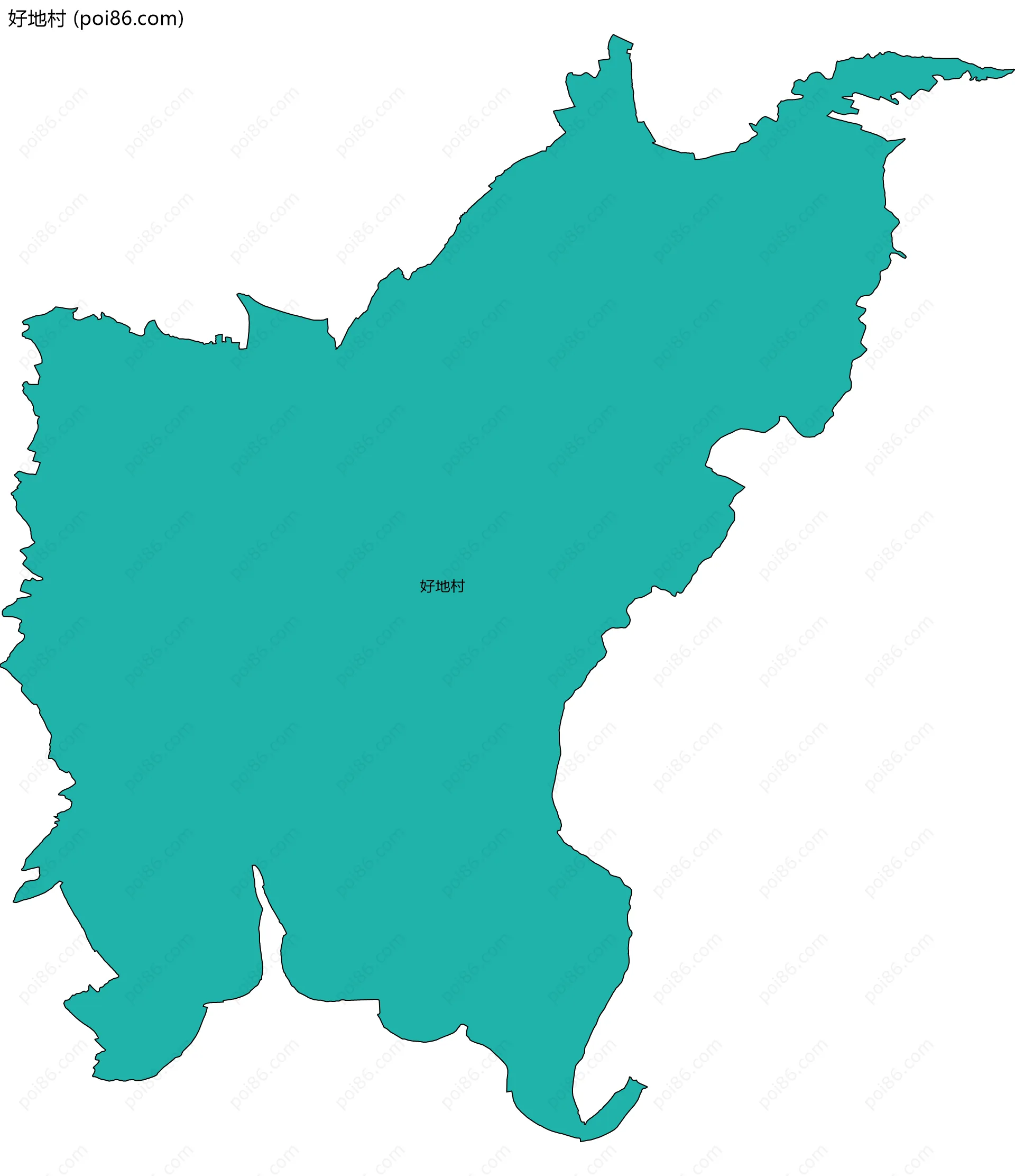 好地村边界地图