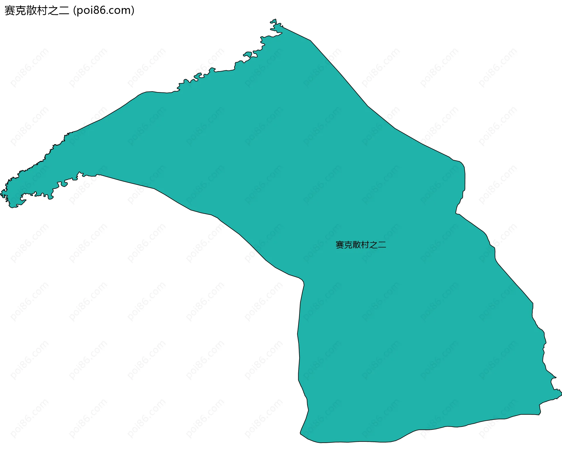 赛克散村之二边界地图