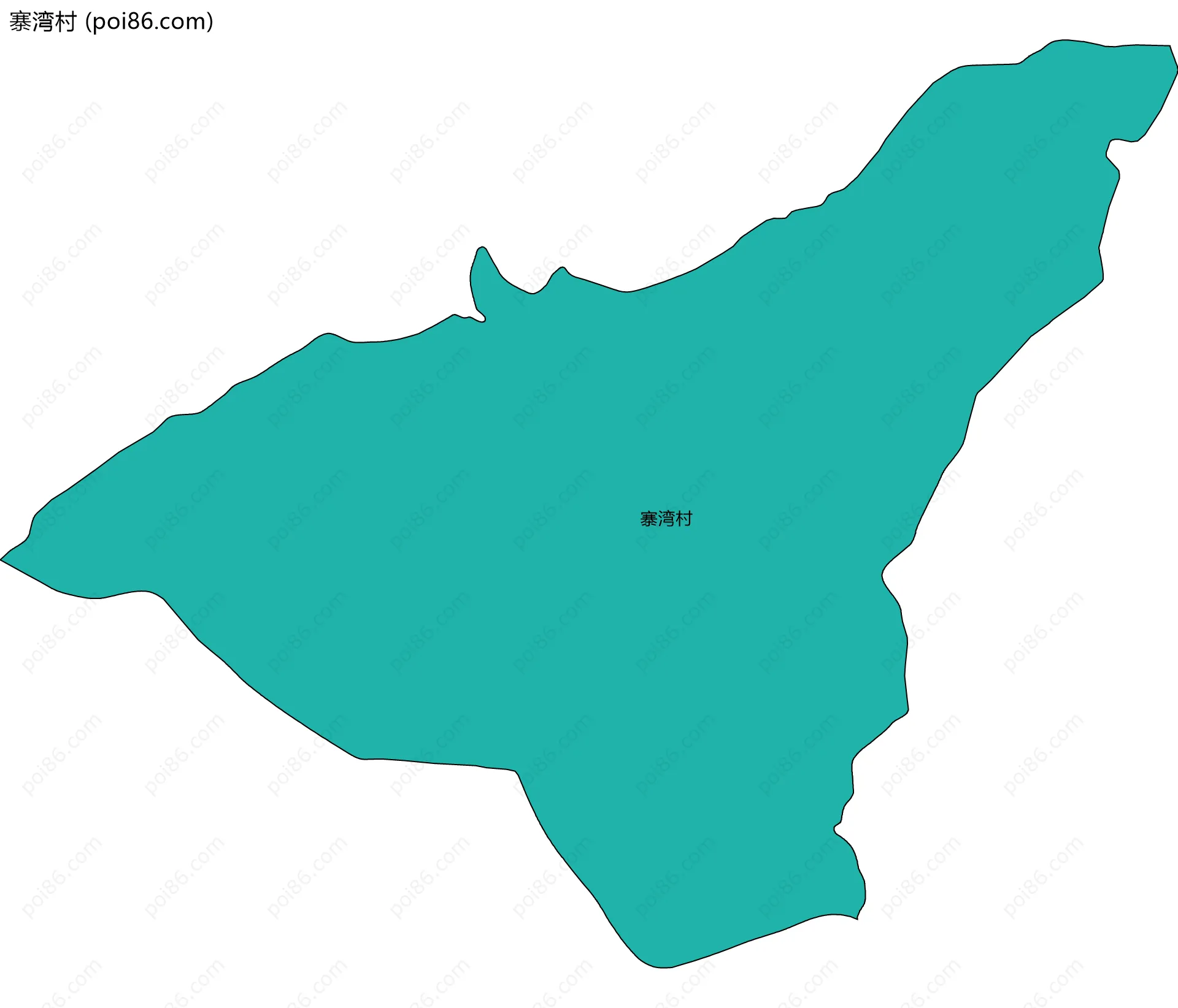 寨湾村边界地图