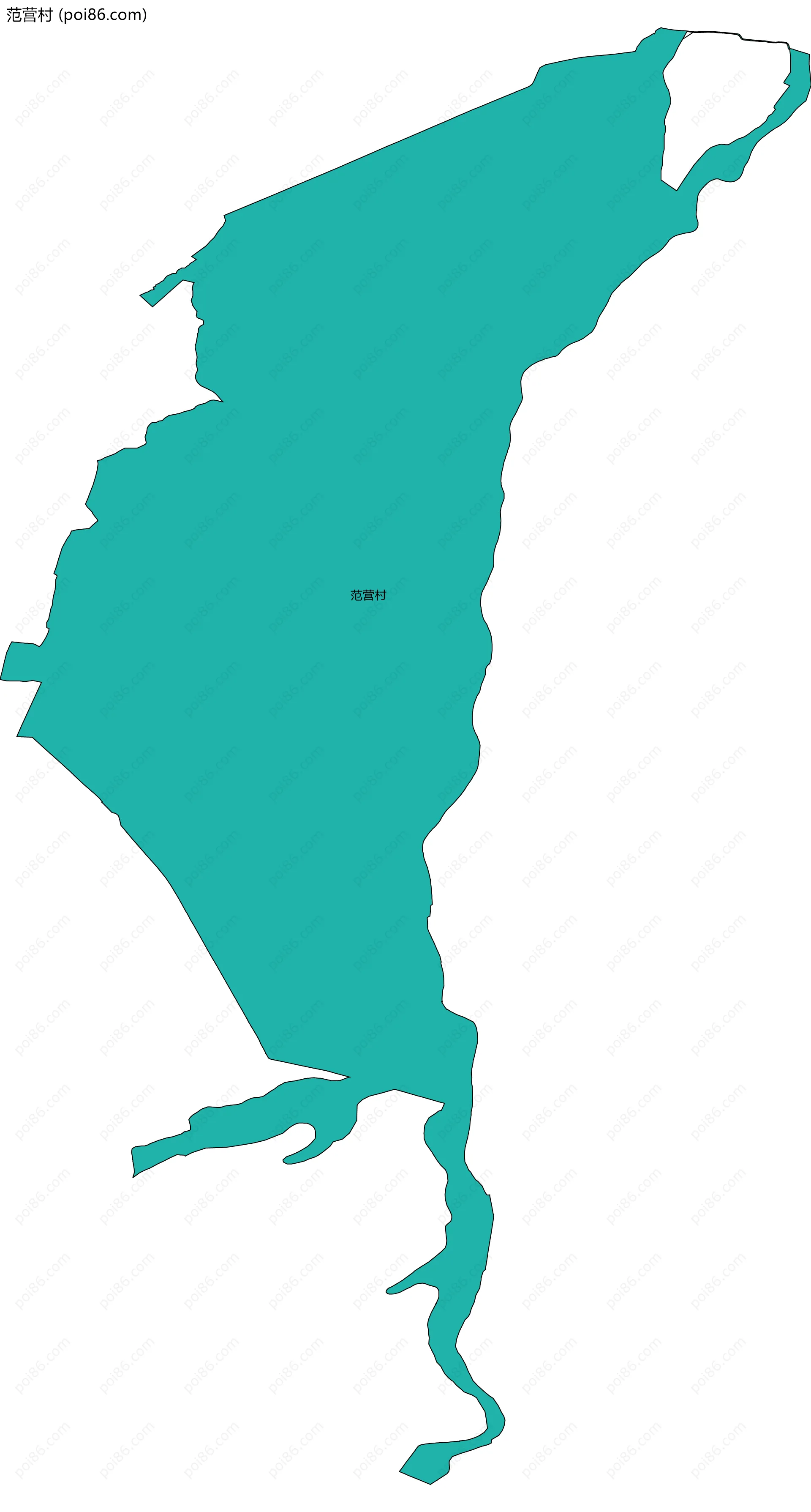 范营村边界地图