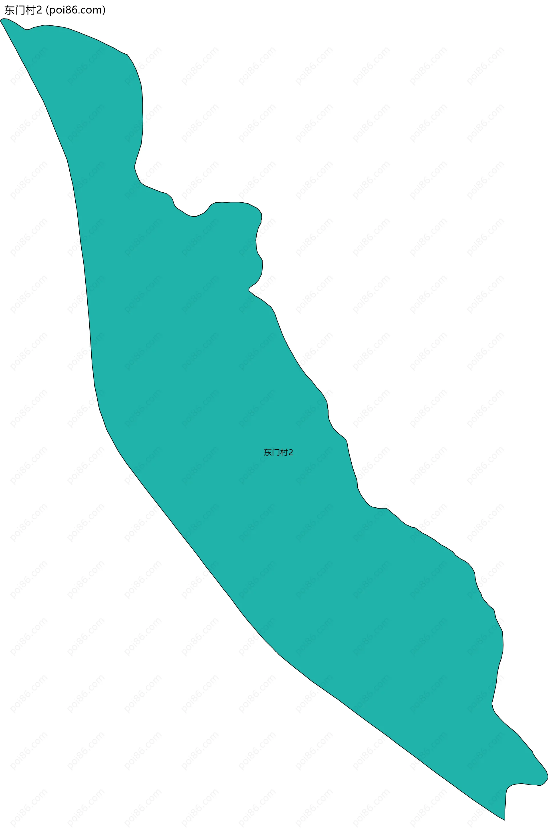 东门村2边界地图