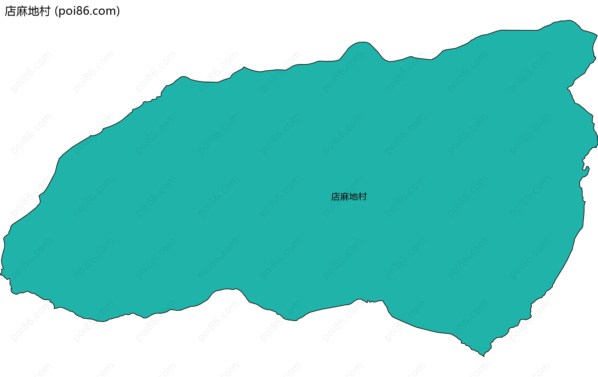 店麻地村边界地图