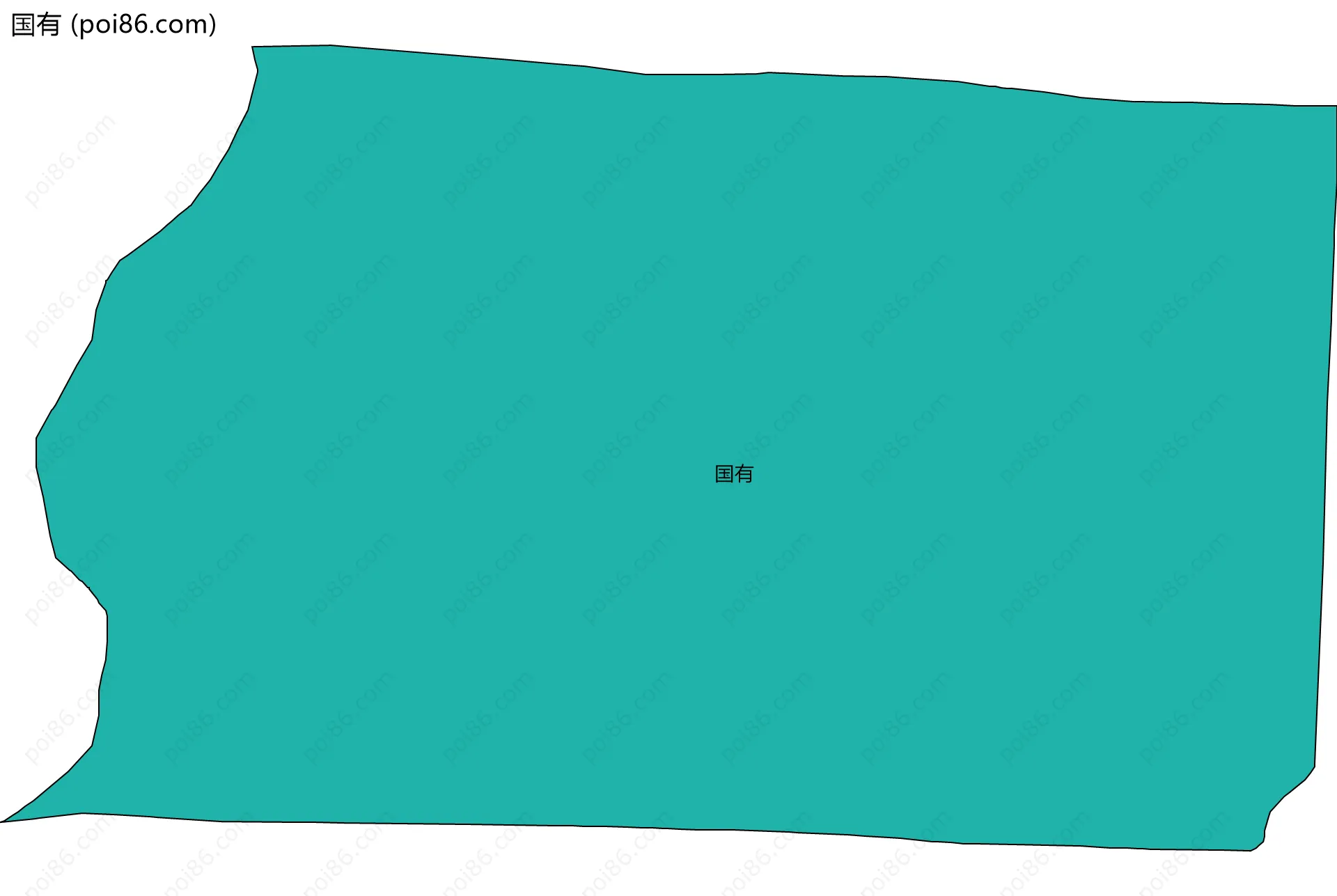 国有边界地图
