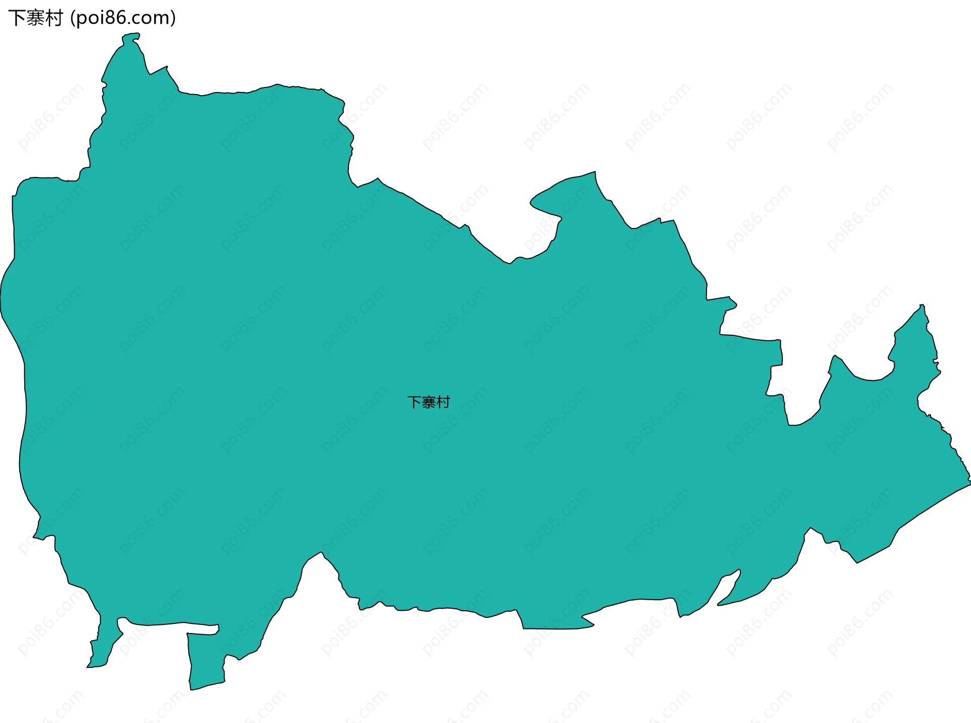 下寨村边界地图
