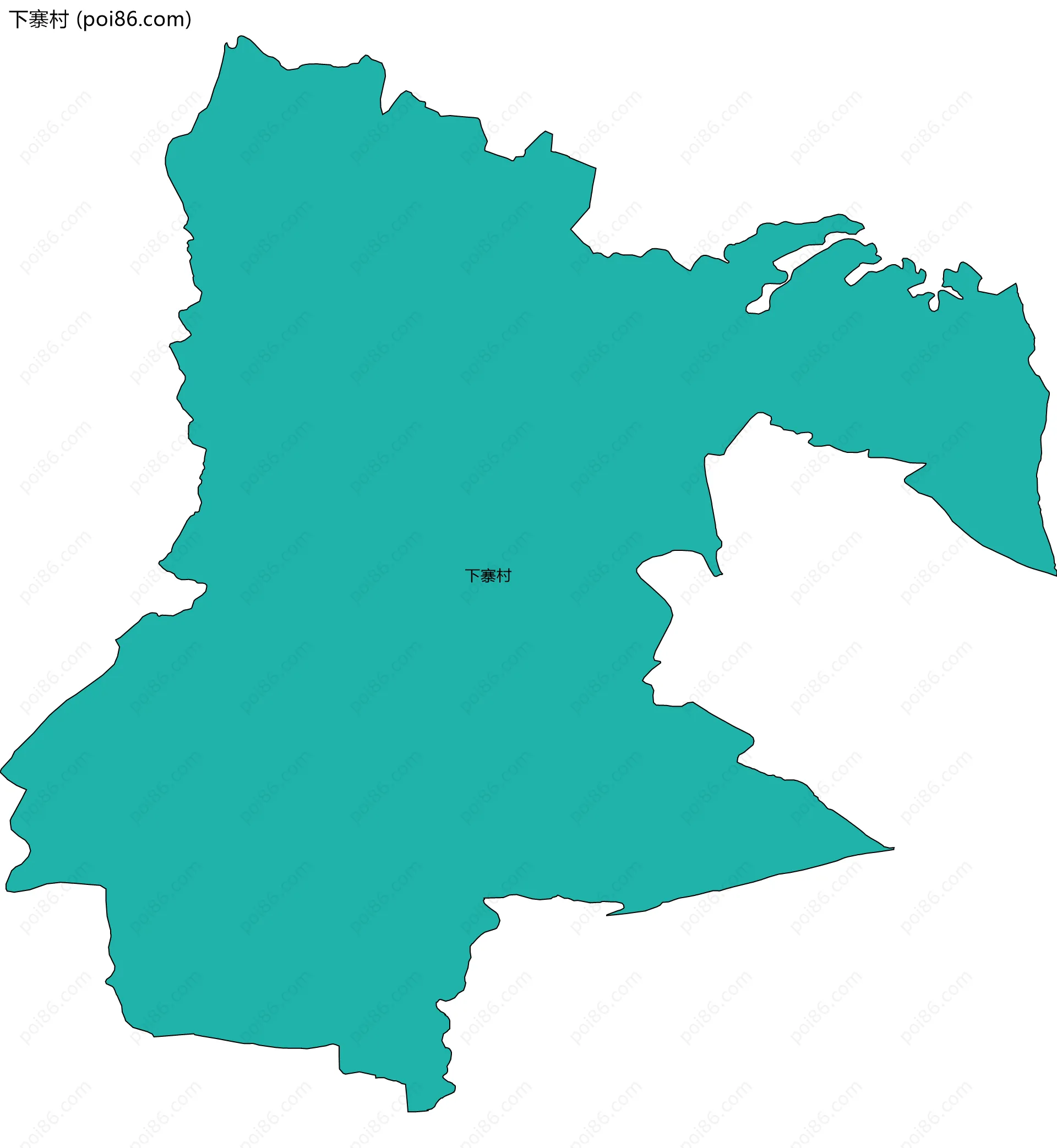 下寨村边界地图