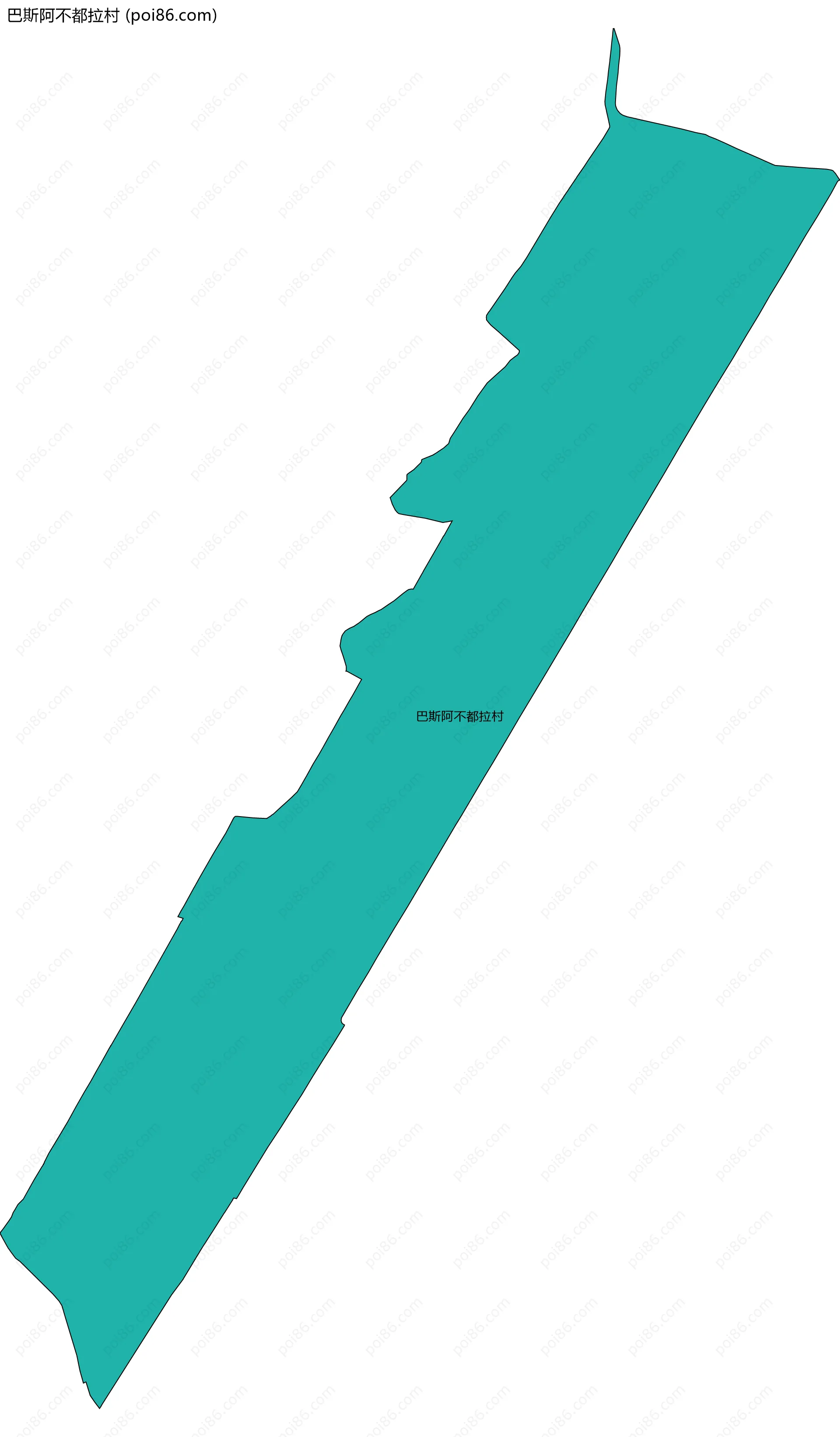 巴斯阿不都拉村边界地图
