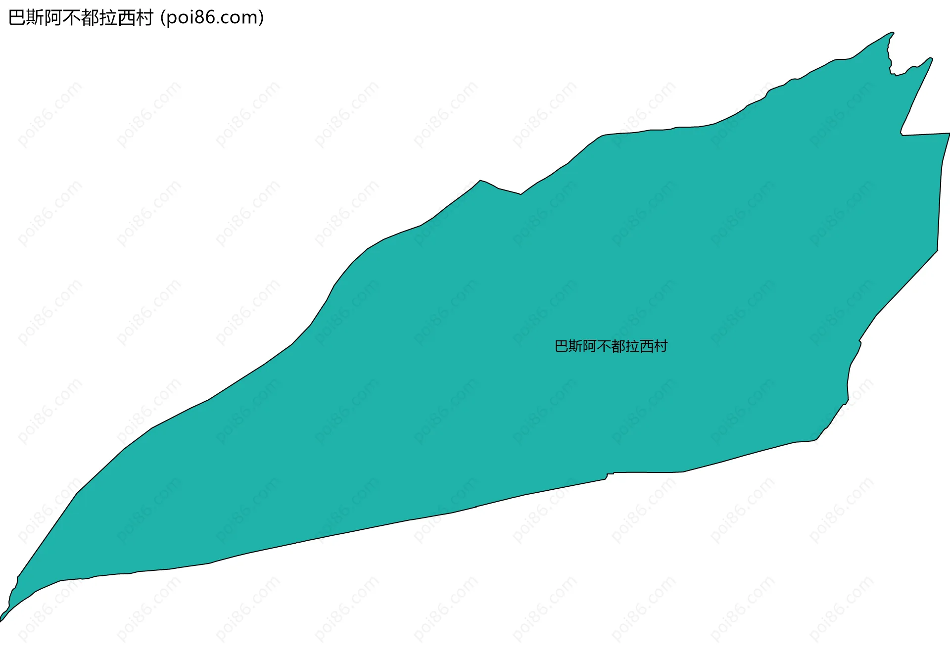 巴斯阿不都拉西村边界地图