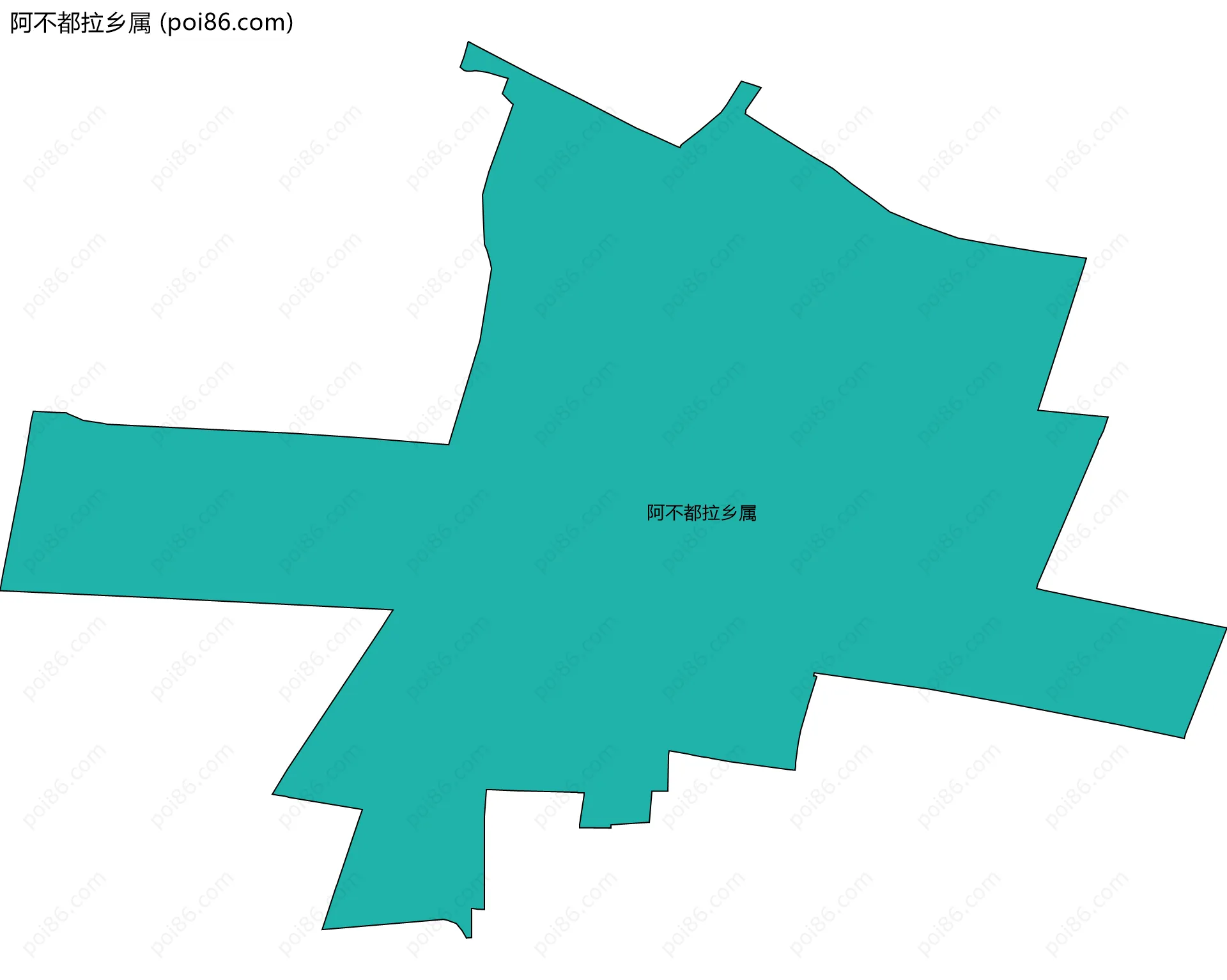 阿不都拉乡属边界地图