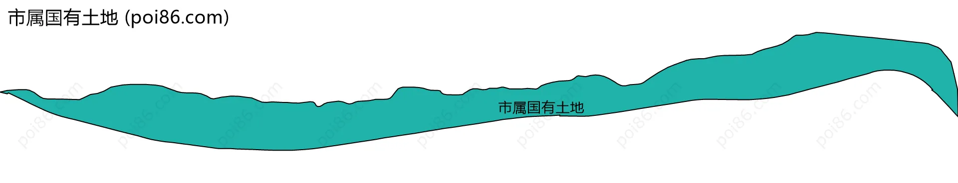 市属国有土地边界地图