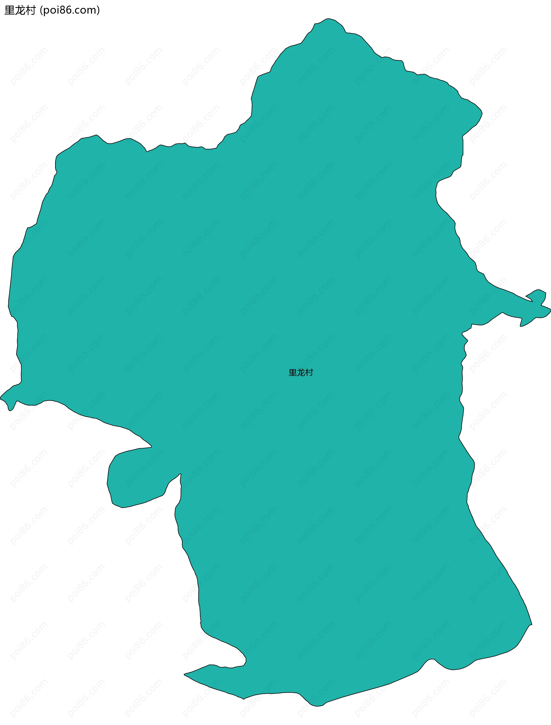 里龙村边界地图