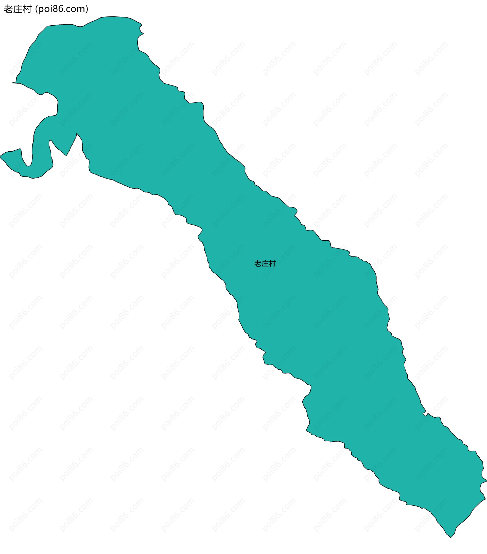 老庄村边界地图