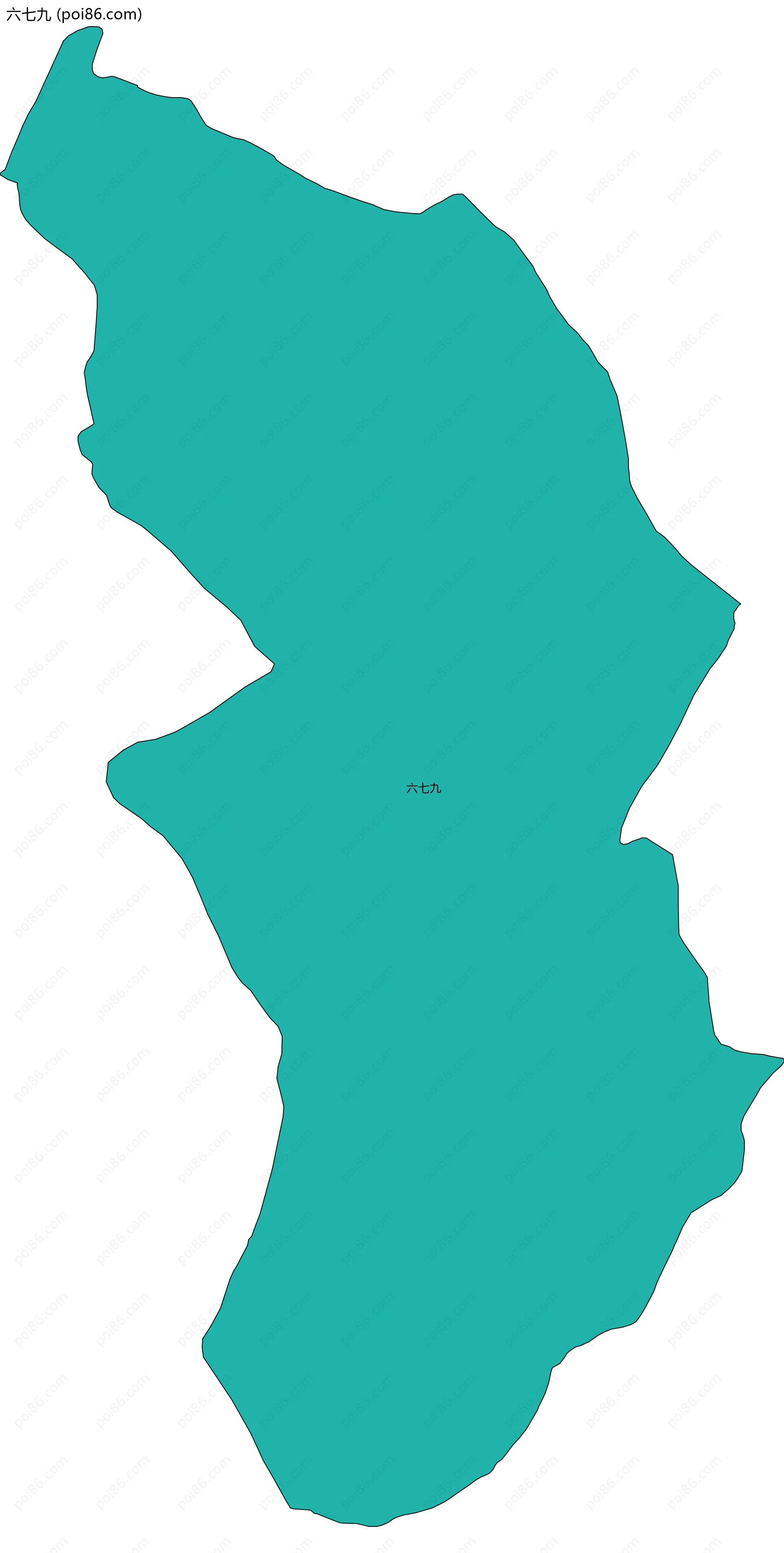 六七九边界地图