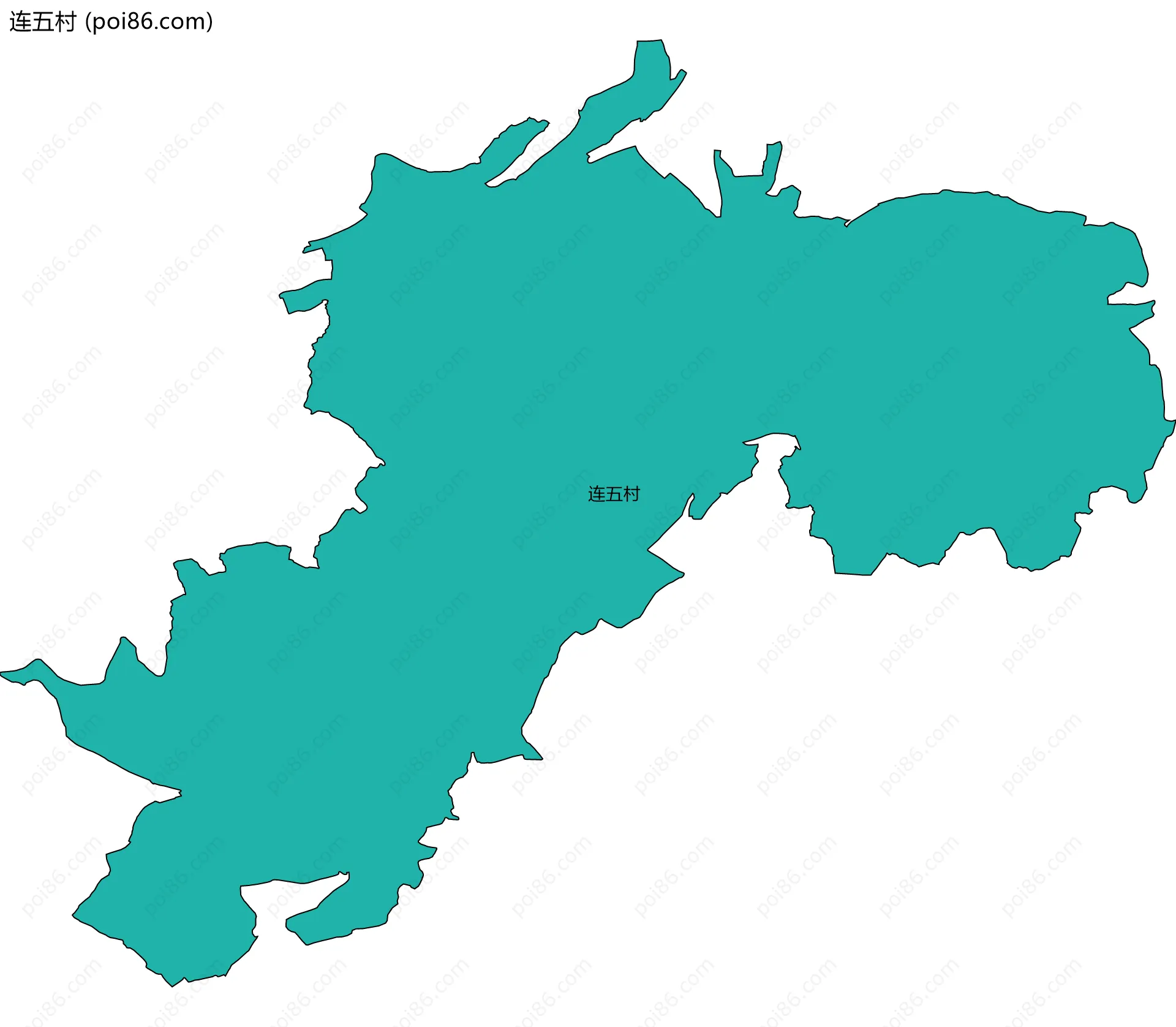 连五村边界地图