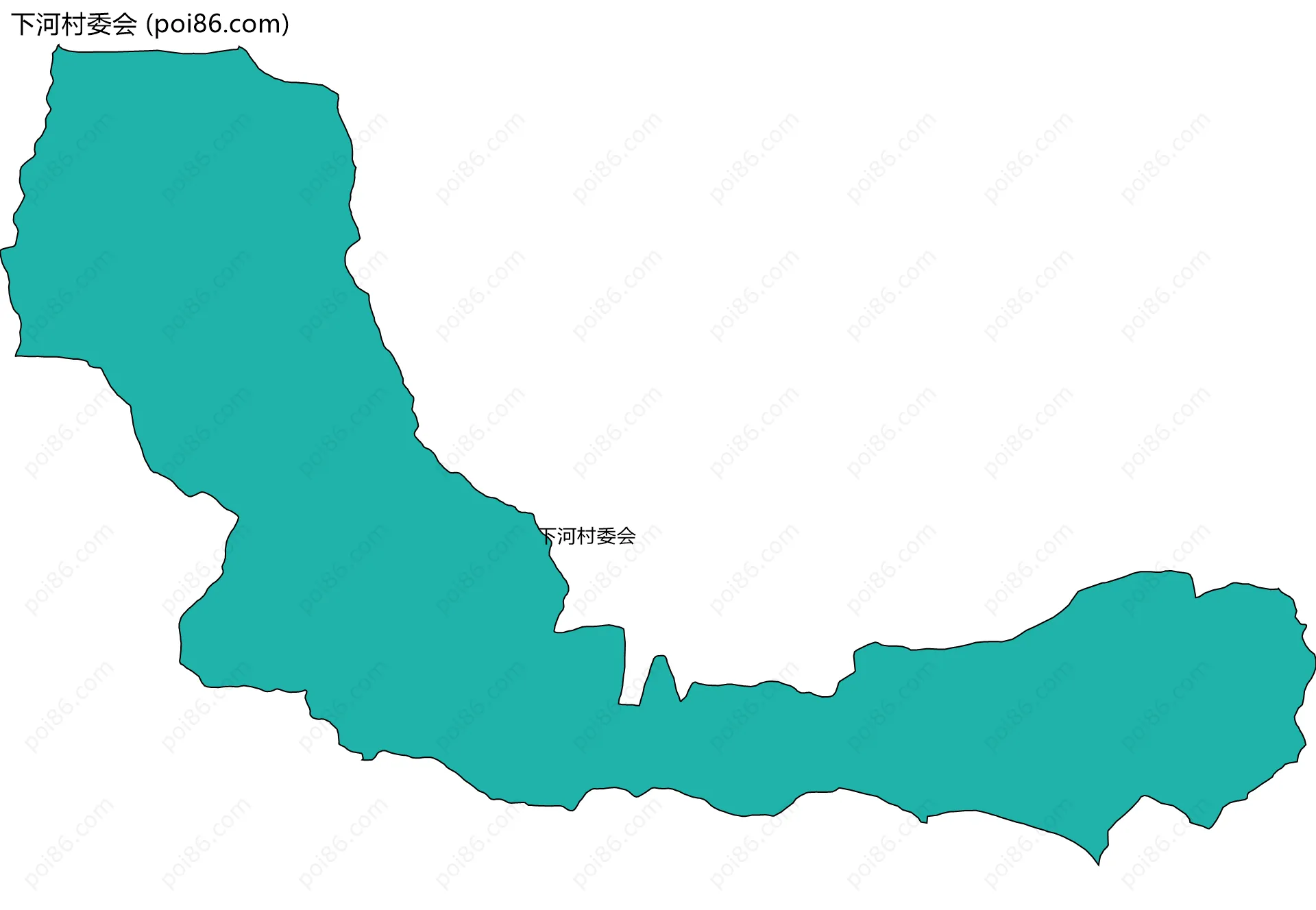 下河村委会边界地图