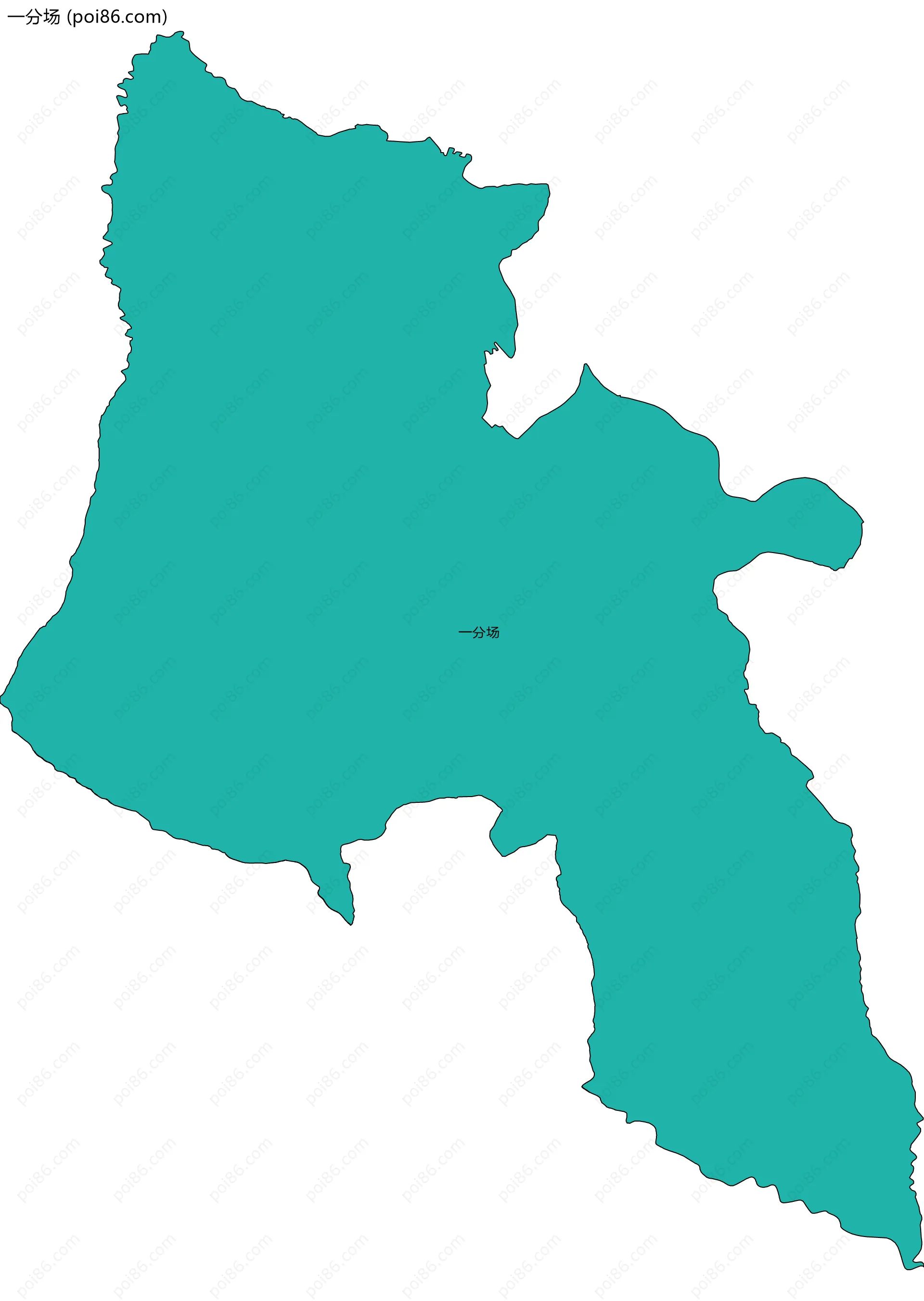 一分场边界地图